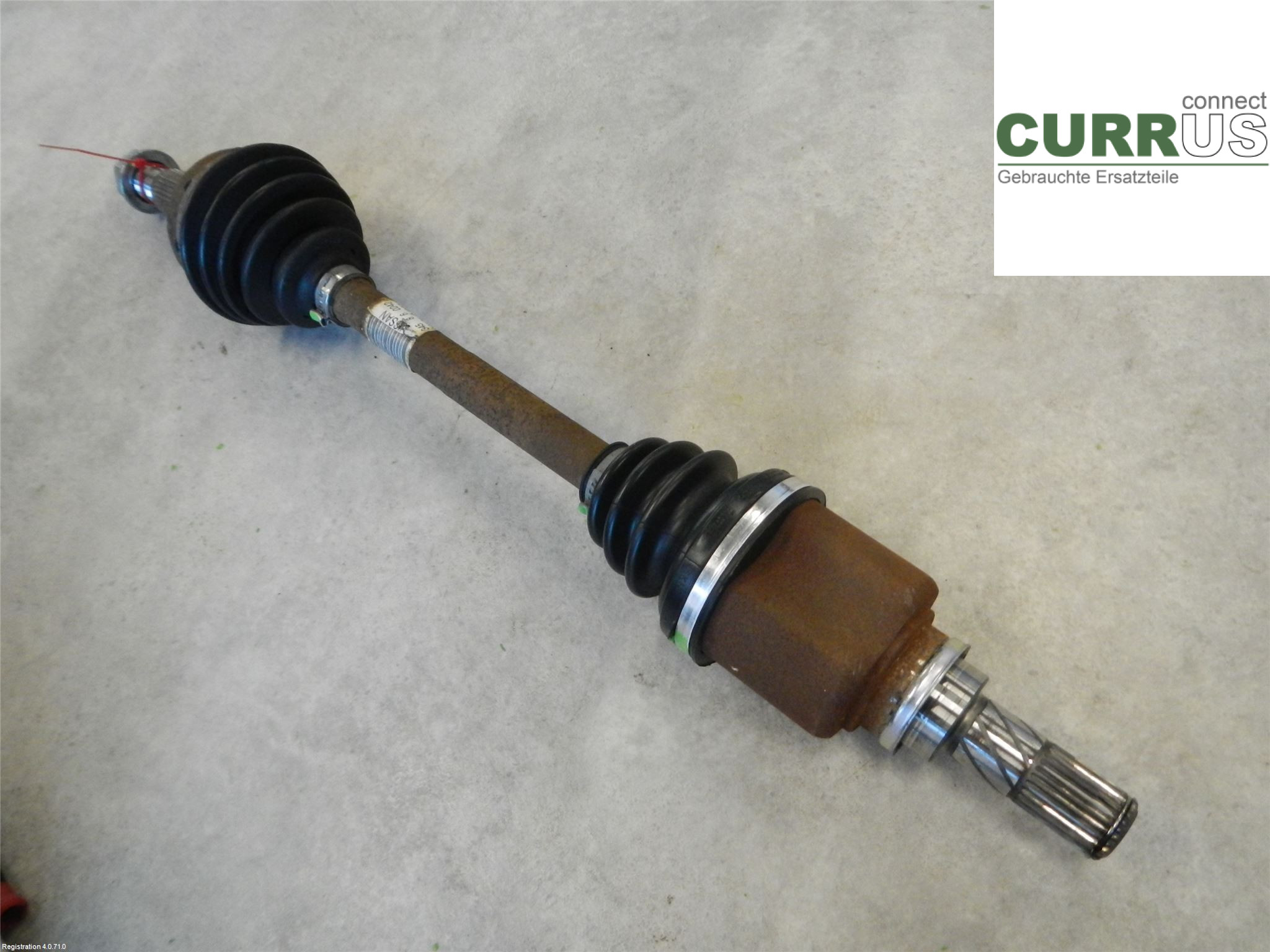 NISSAN NV200 / NV200 COMBI Vorderachse (4WD) 39101BJ00A 1.5L K9K