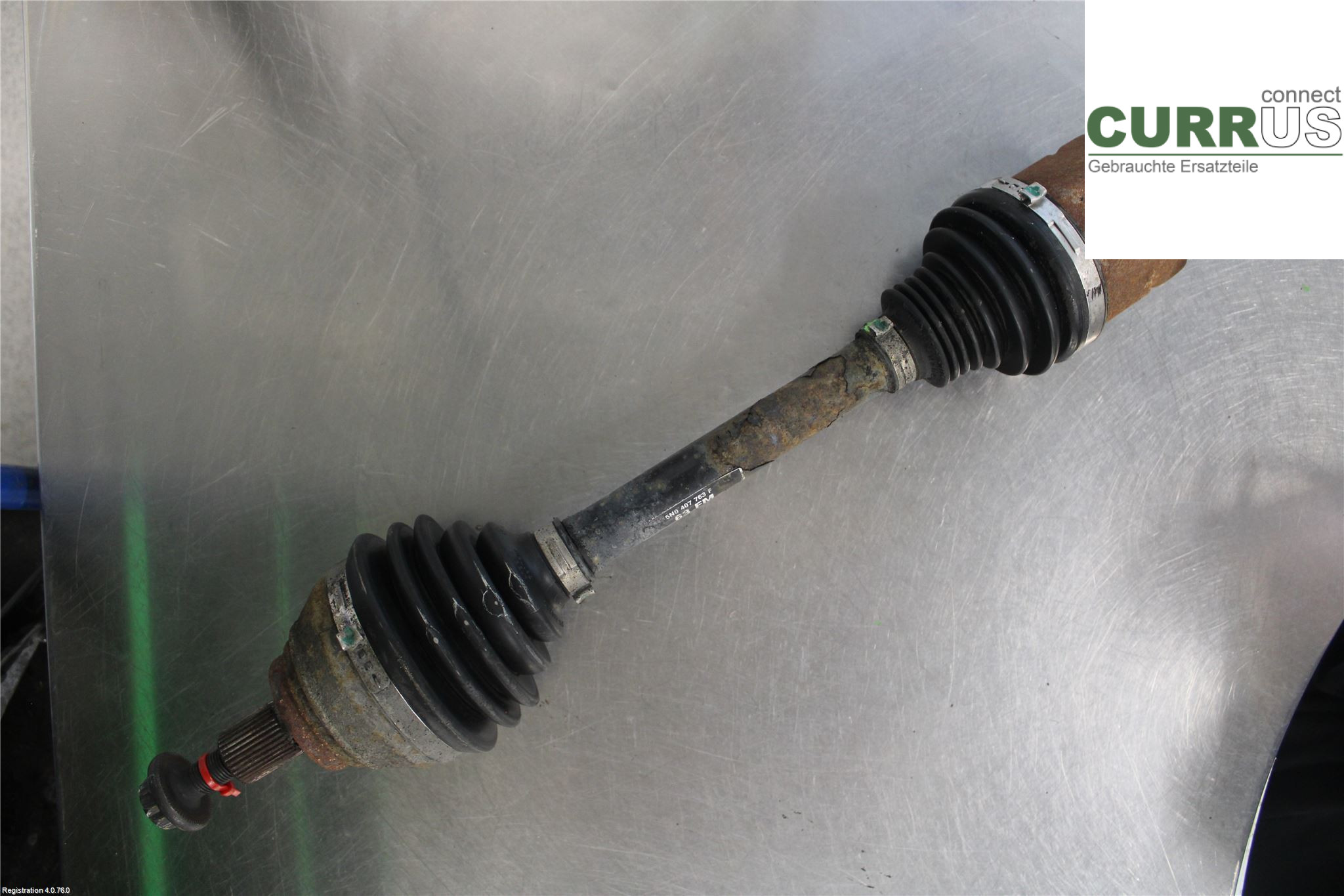 AUDI A3/S3 05-13 Front axle assembly (4WD) 5N0407763F 2.5L CEPA