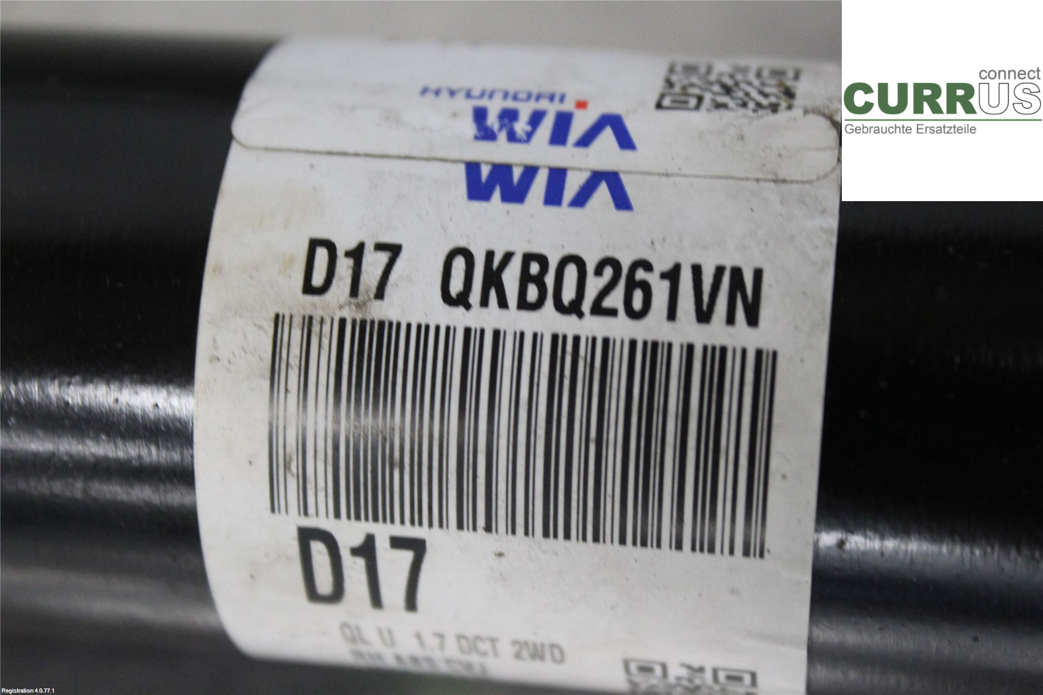 KIA SPORTAGE (QL) 16- Transmission parts 49501D 9170  1.7L D4FD-L