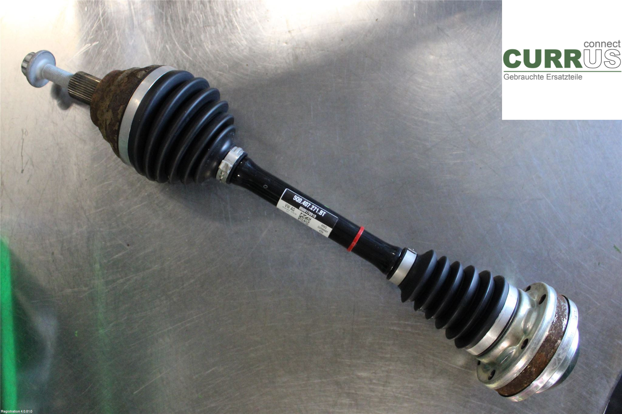 AUDI A3/S3 8V  13-20 Front axle assembly (4WD) 5Q0 407 271 BT 1.5L DADA