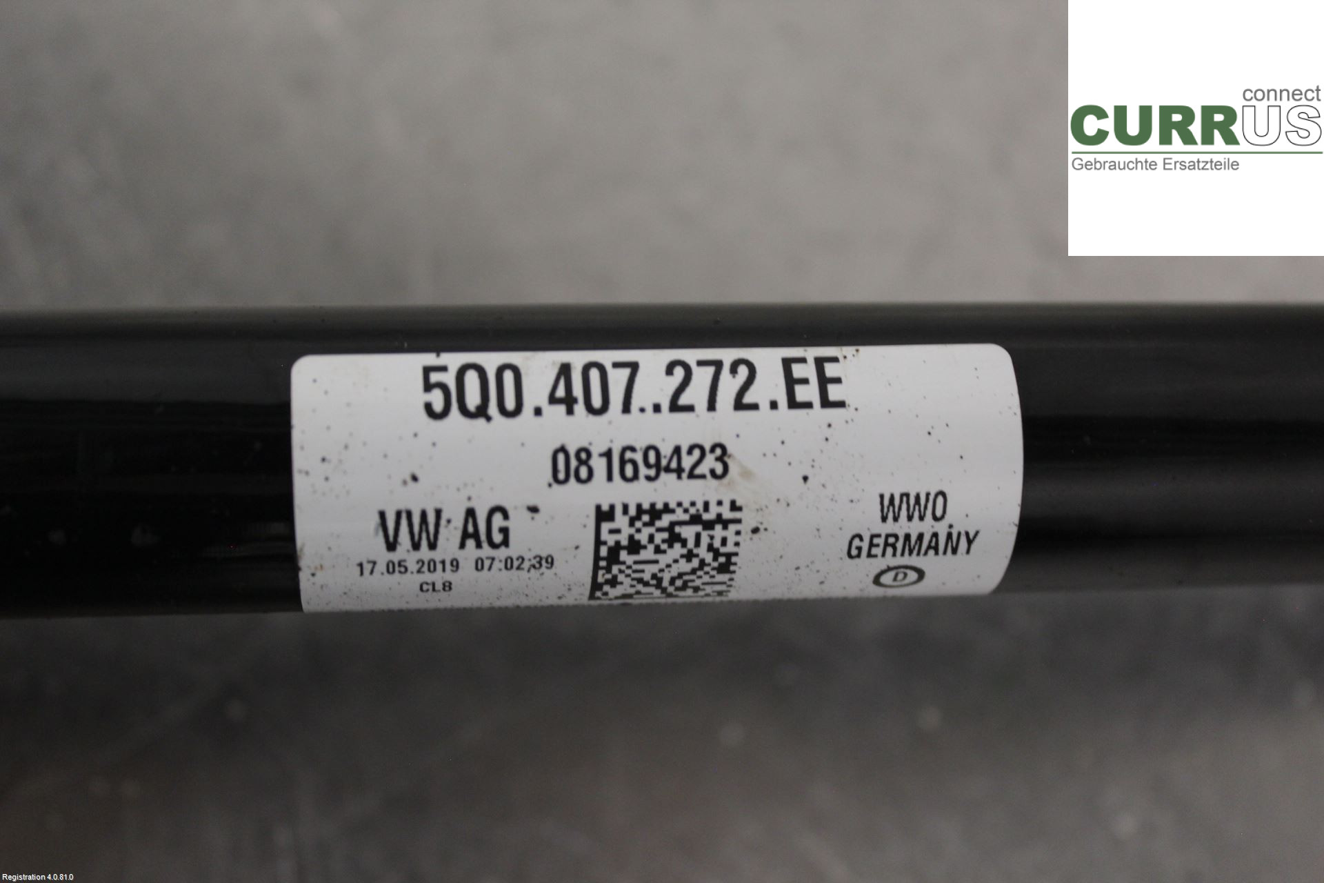 AUDI A3/S3 8V  13-20 Pièces de transmission 5Q0 407 272 EE 1.5L DADA