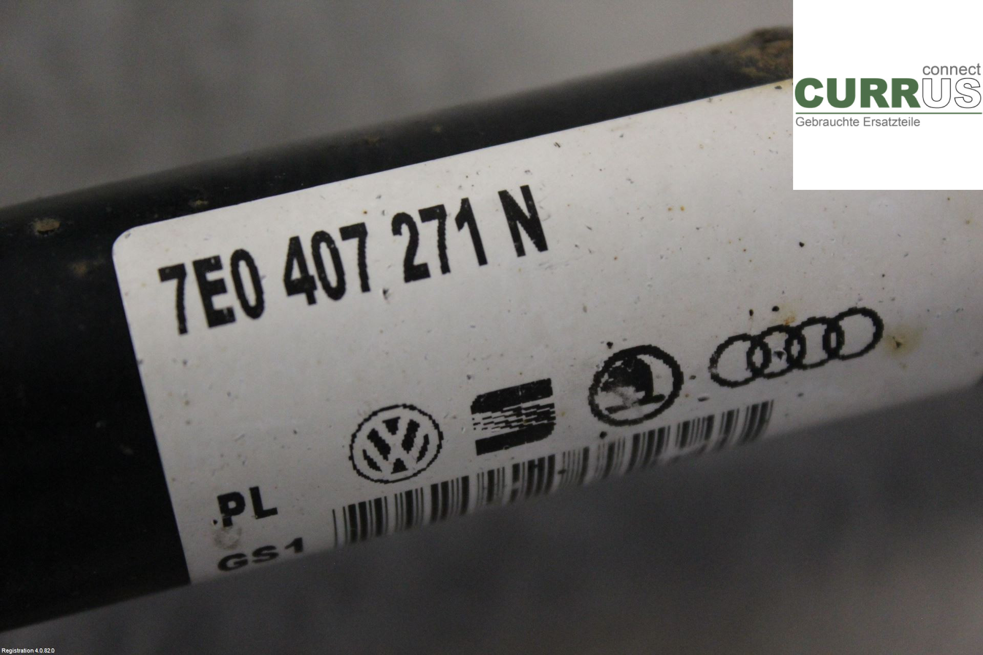 VW TRANSP/CARAVELLE 04-15 Front axle assembly (4WD) 7E0407271AA 2.0L CAAA