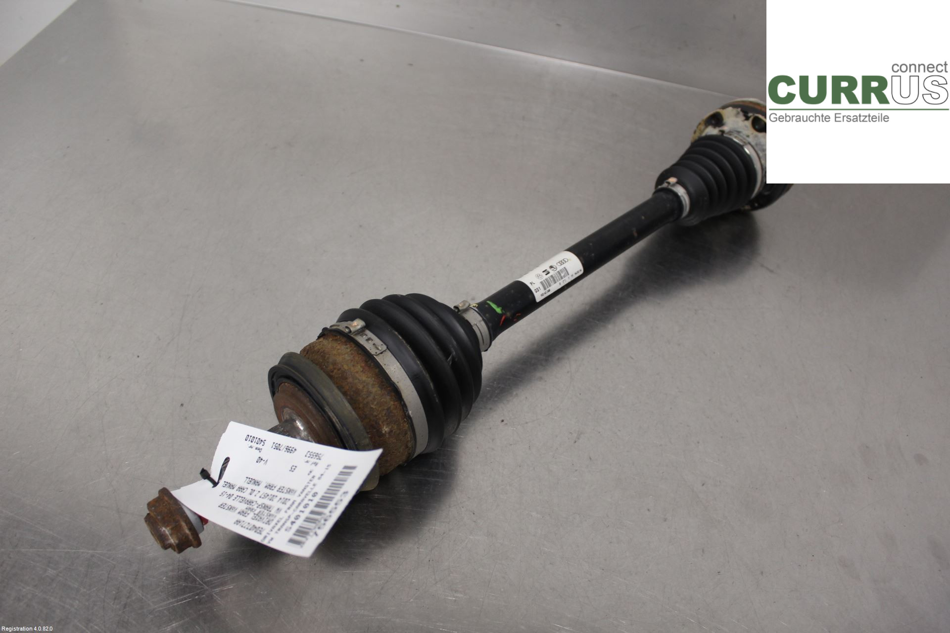 VW TRANSP/CARAVELLE 04-15 Front axle assembly (4WD) 7E0407271AA 2.0L CAAA