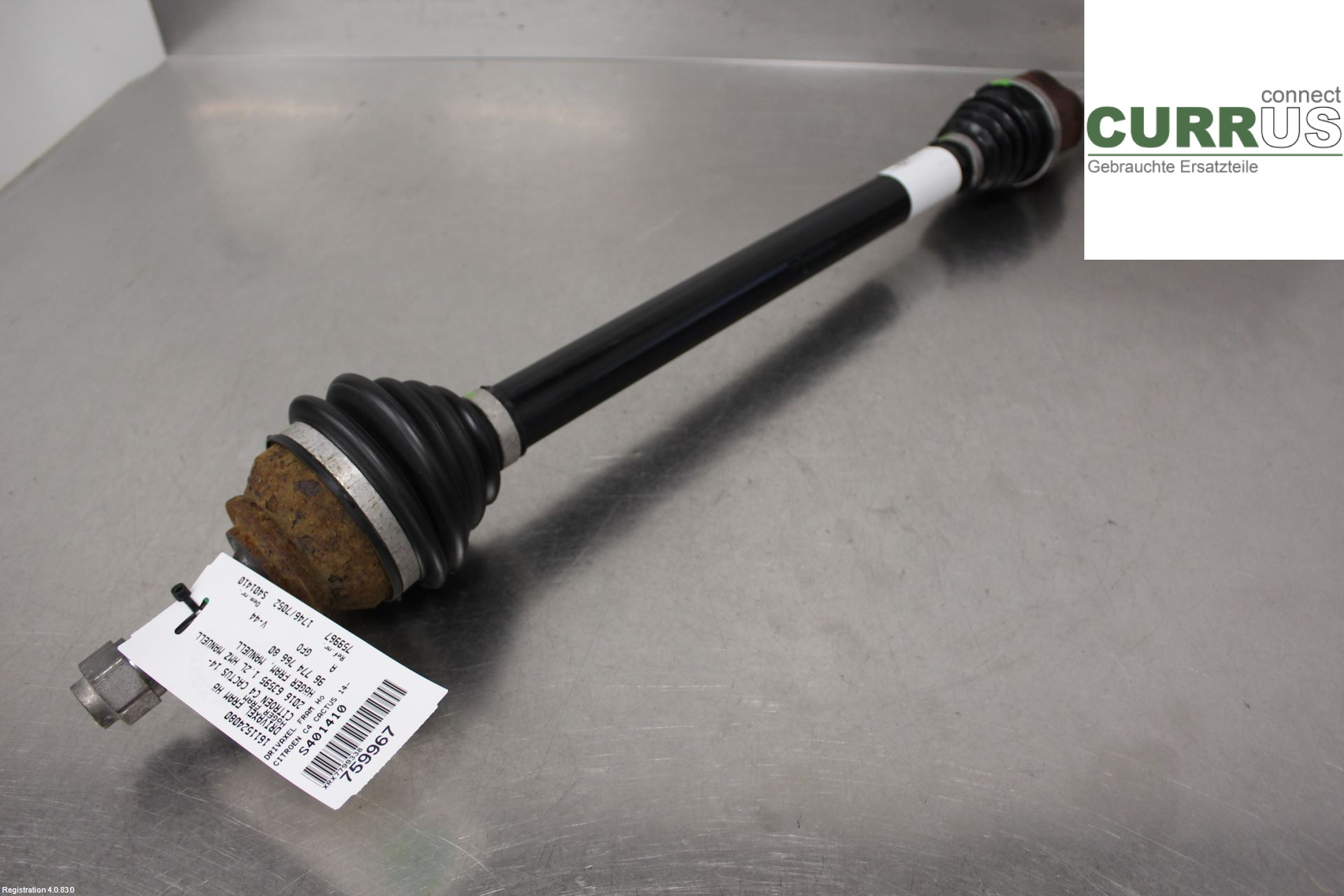 CITROEN C4 CACTUS 14-20 Transmission parts 1611524080 1.2L HMZ