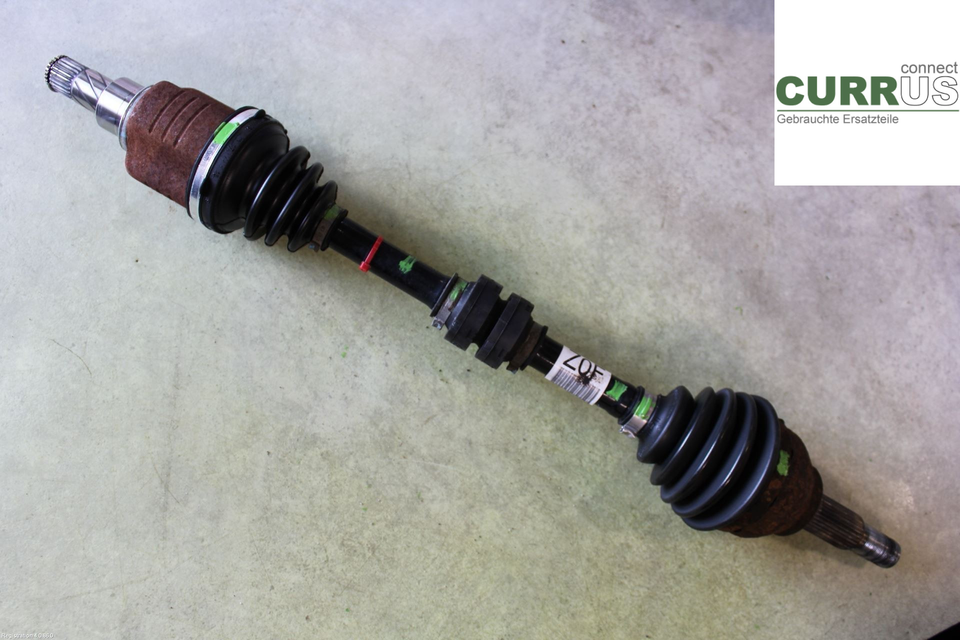 NISSAN PULSAR Front axle assembly (4WD) 391013ZU0C 1.2L HRA2DDT