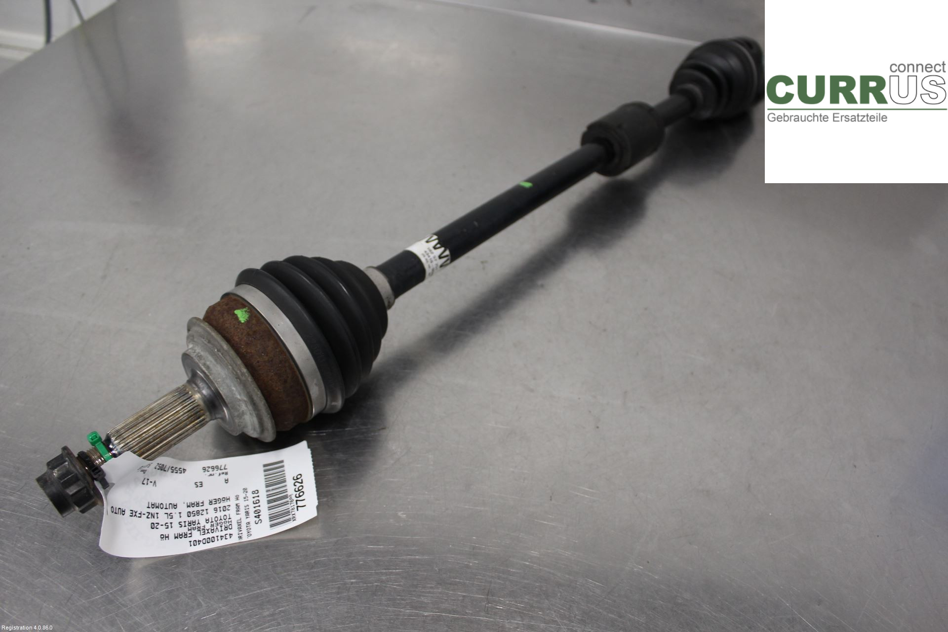 TOYOTA YARIS 15-20 Transmission parts 434100D401 1.5L 1NZ-FXE