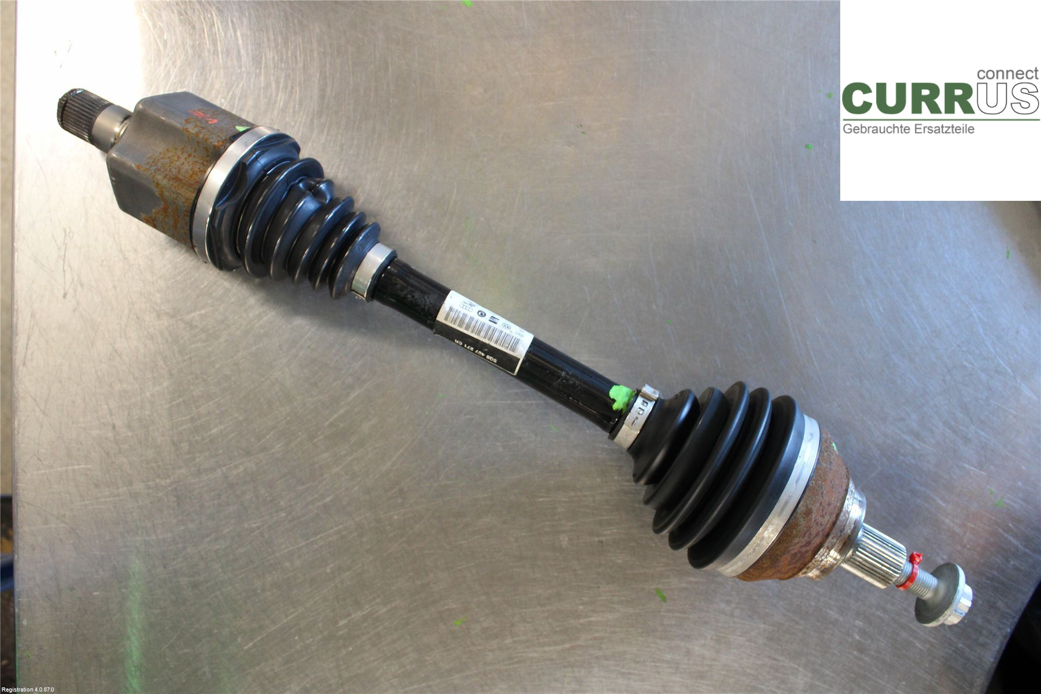 VW T-ROC  18- Front axle assembly (4WD) 5Q0 407 271 CR DTTC