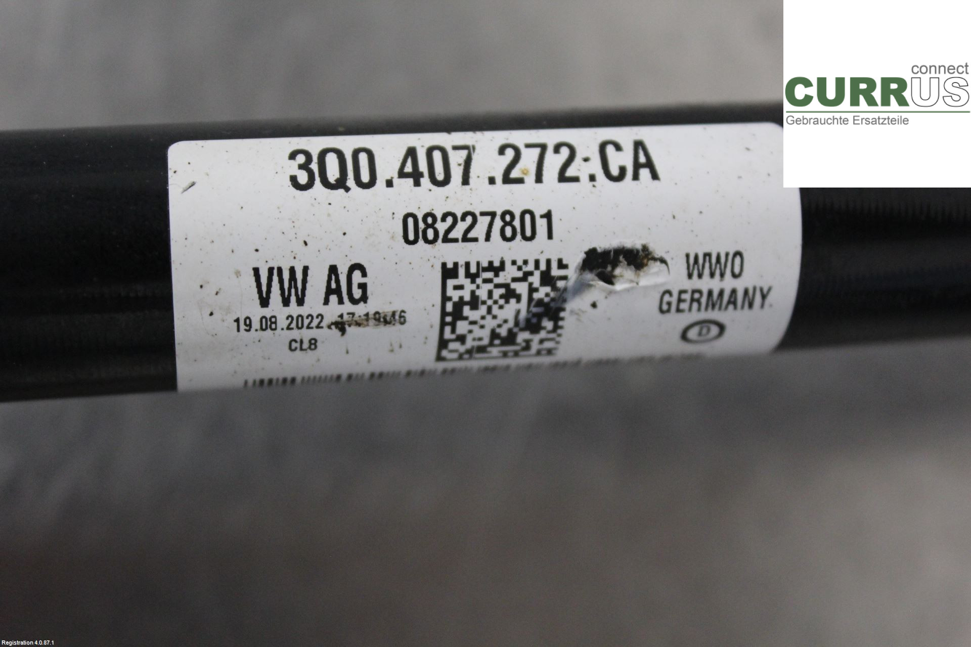 AUDI Q3 F3  19- Transmission parts 3Q0 407 272 CA 1.5L DXDB