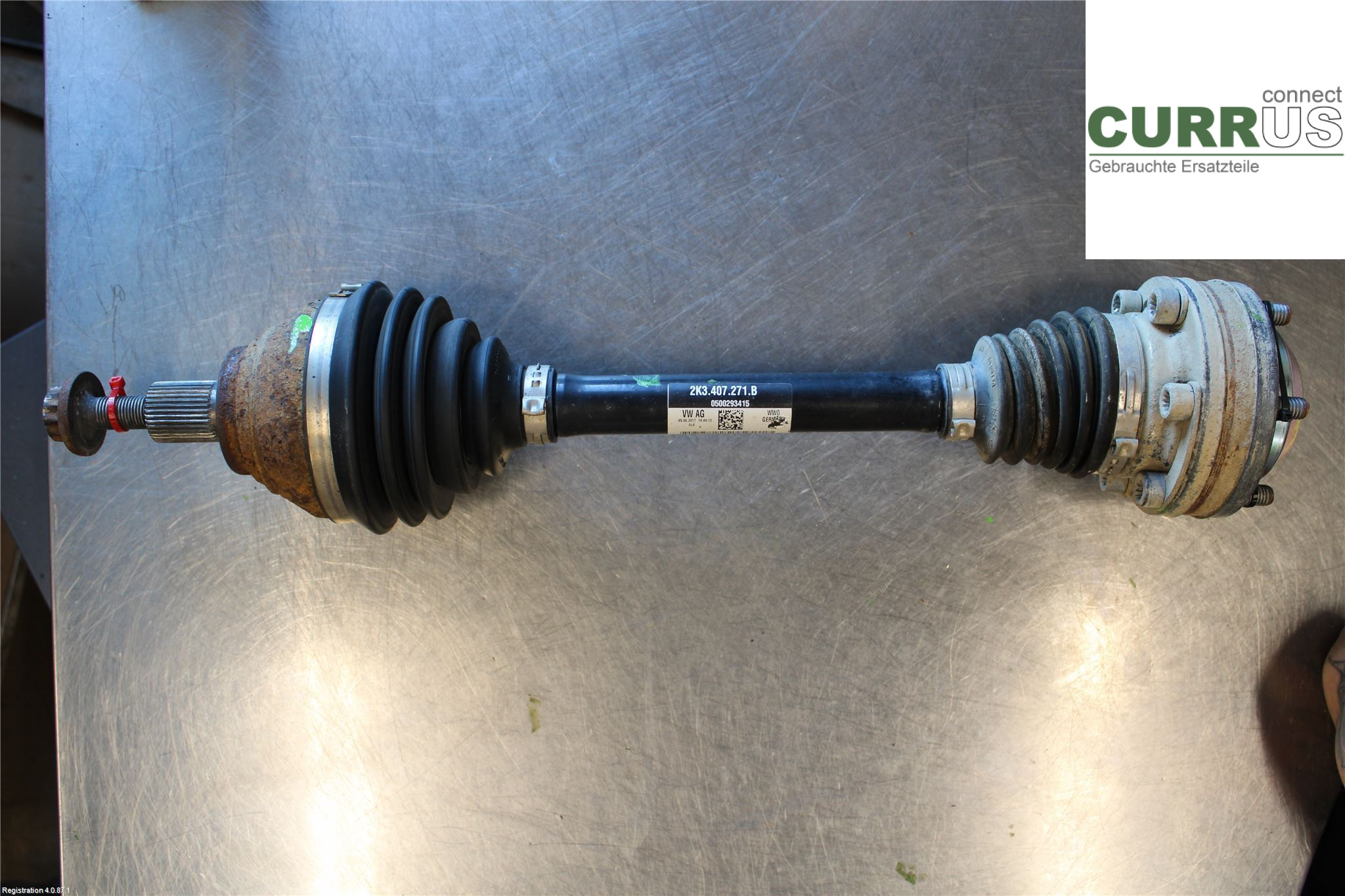 VW CADDY  16-20 Front axle assembly (4WD) 2K3 407 271 B 2.0L DFSD