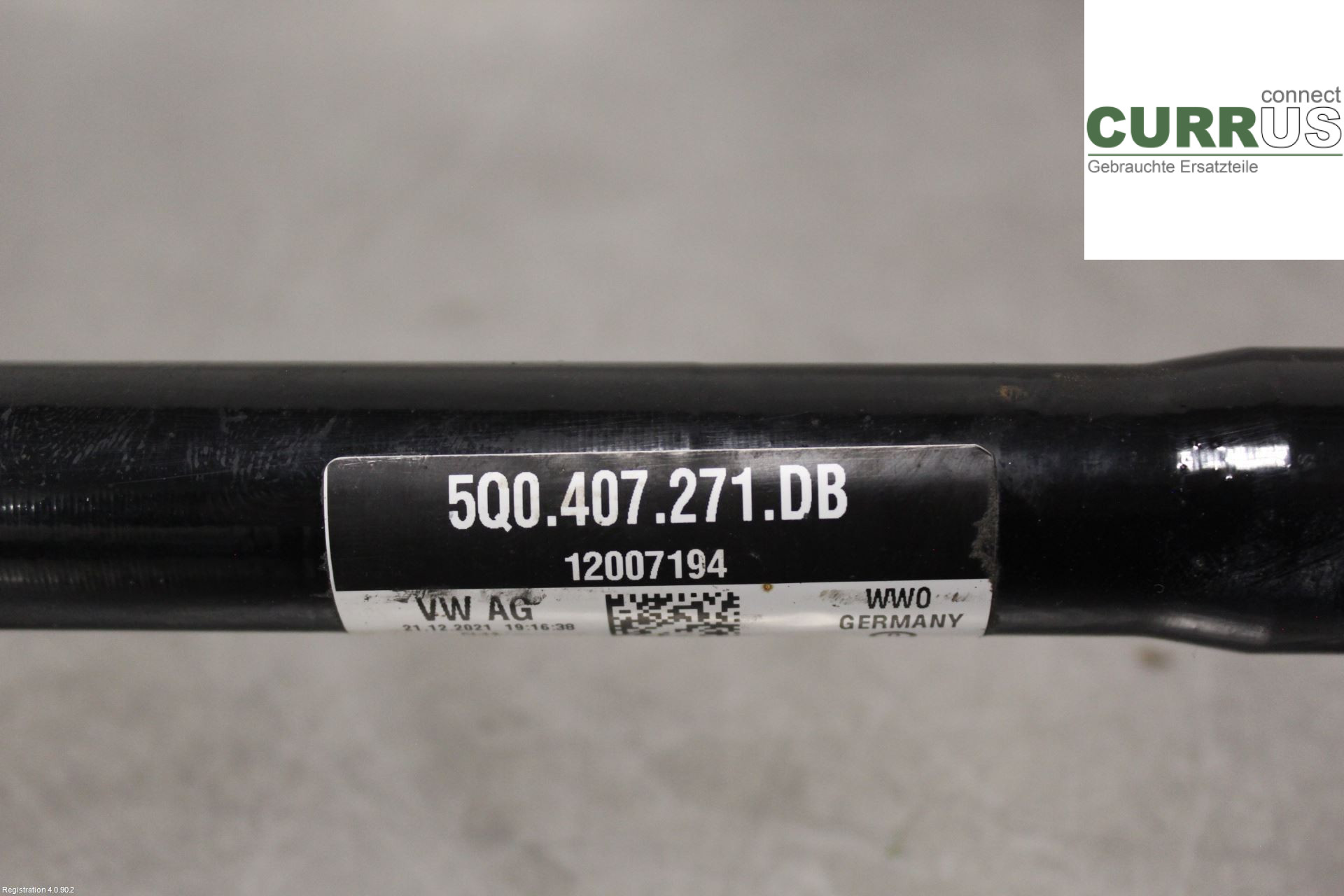 VW T-ROC  18- Front axle assembly (4WD) 5Q0 407 271 DB DLAA