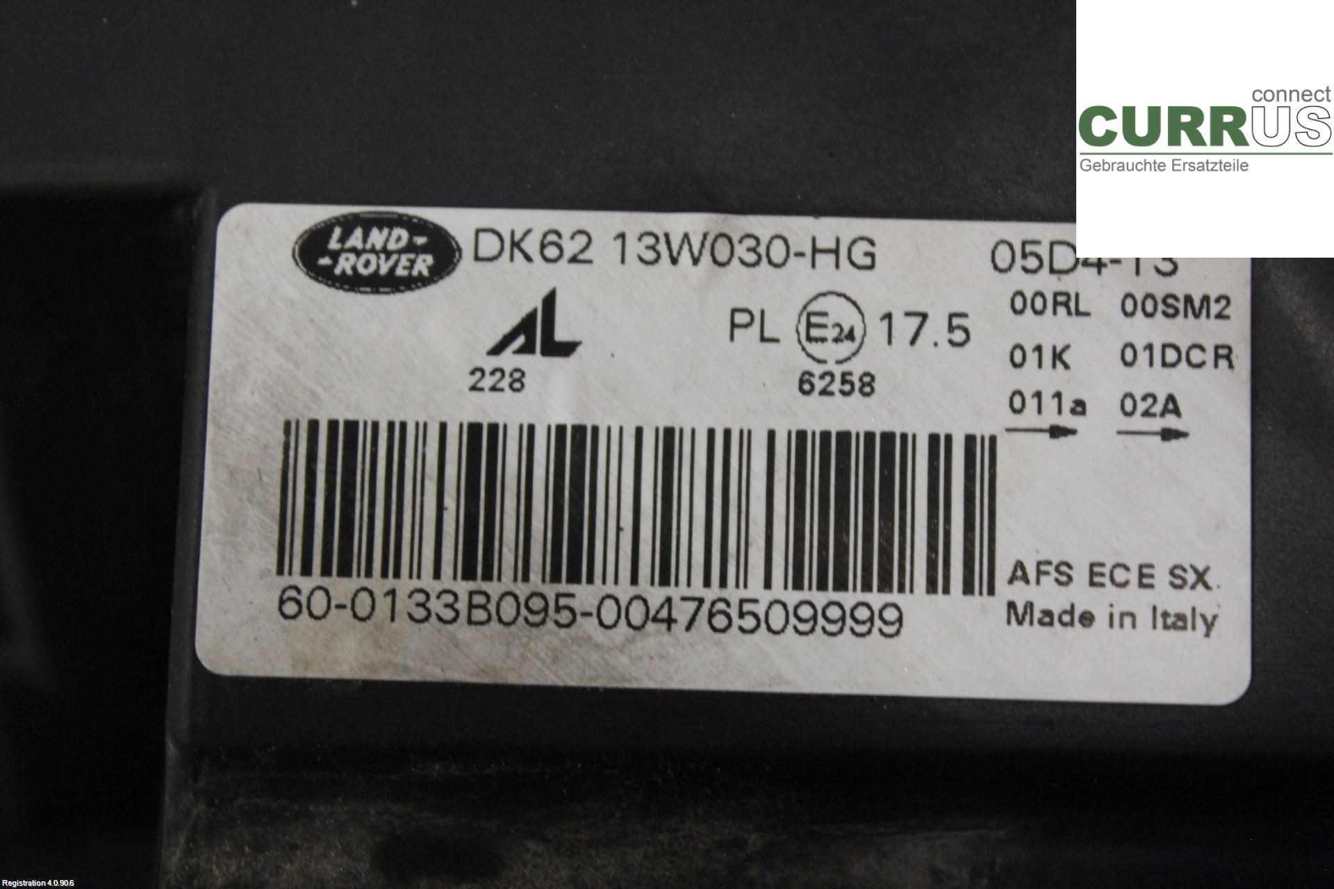 LANDROVER R.ROVER SPORT 14-22 Manual gearbox (4-speed) LR090462 448DT