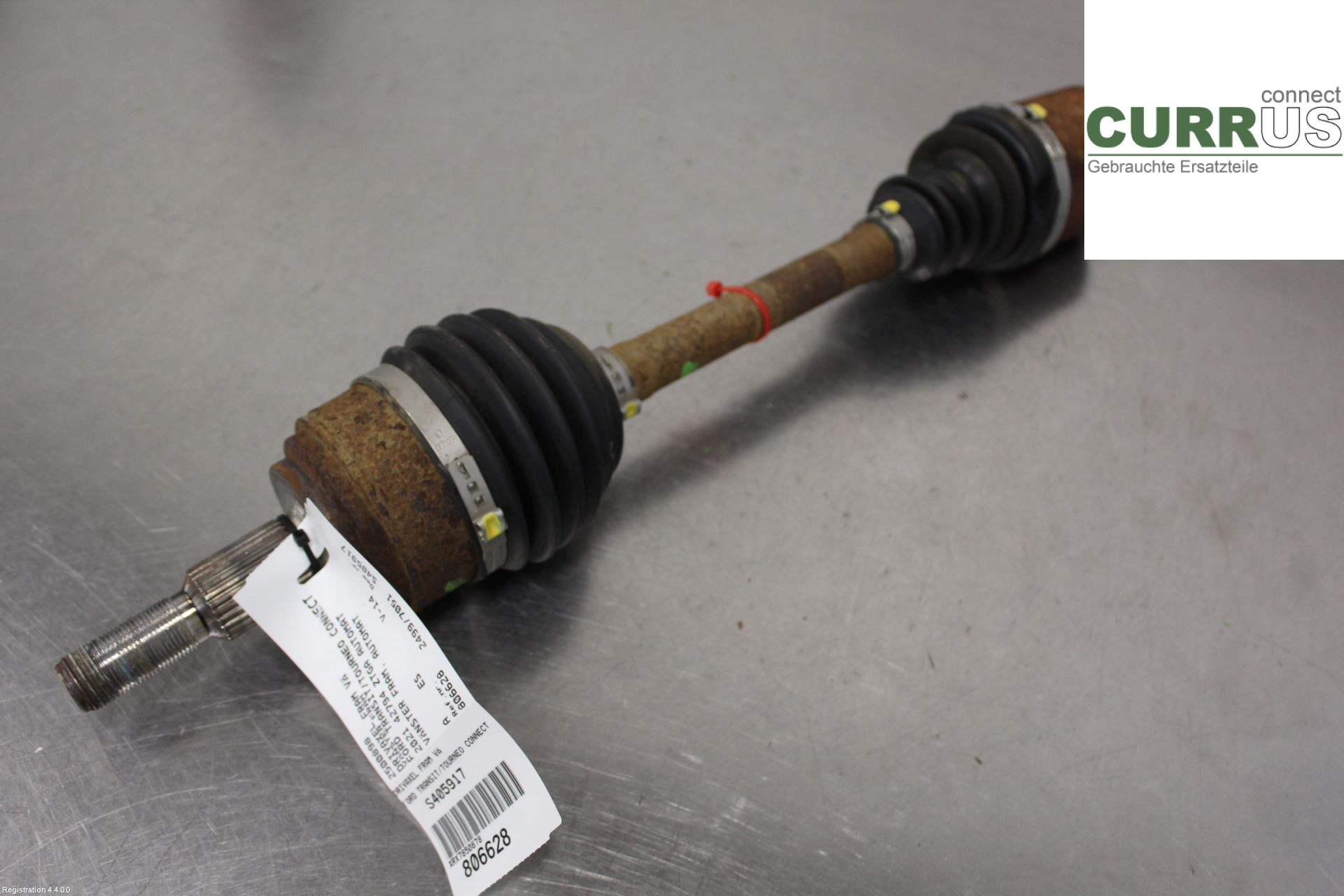 FORD TRAN./TOURN CONNECT 13- Przedni most (4x4) 2500898 ZTGA
