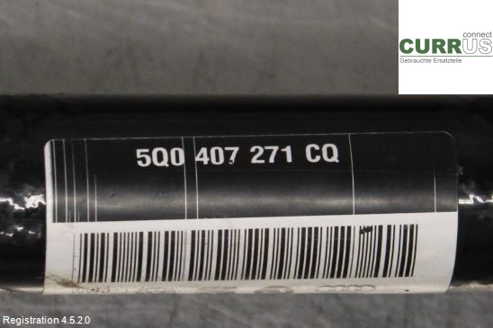 VW GOLF/E-GOLF VIII  20- Front axle assembly (4WD) 5Q0407271EA DNFG
