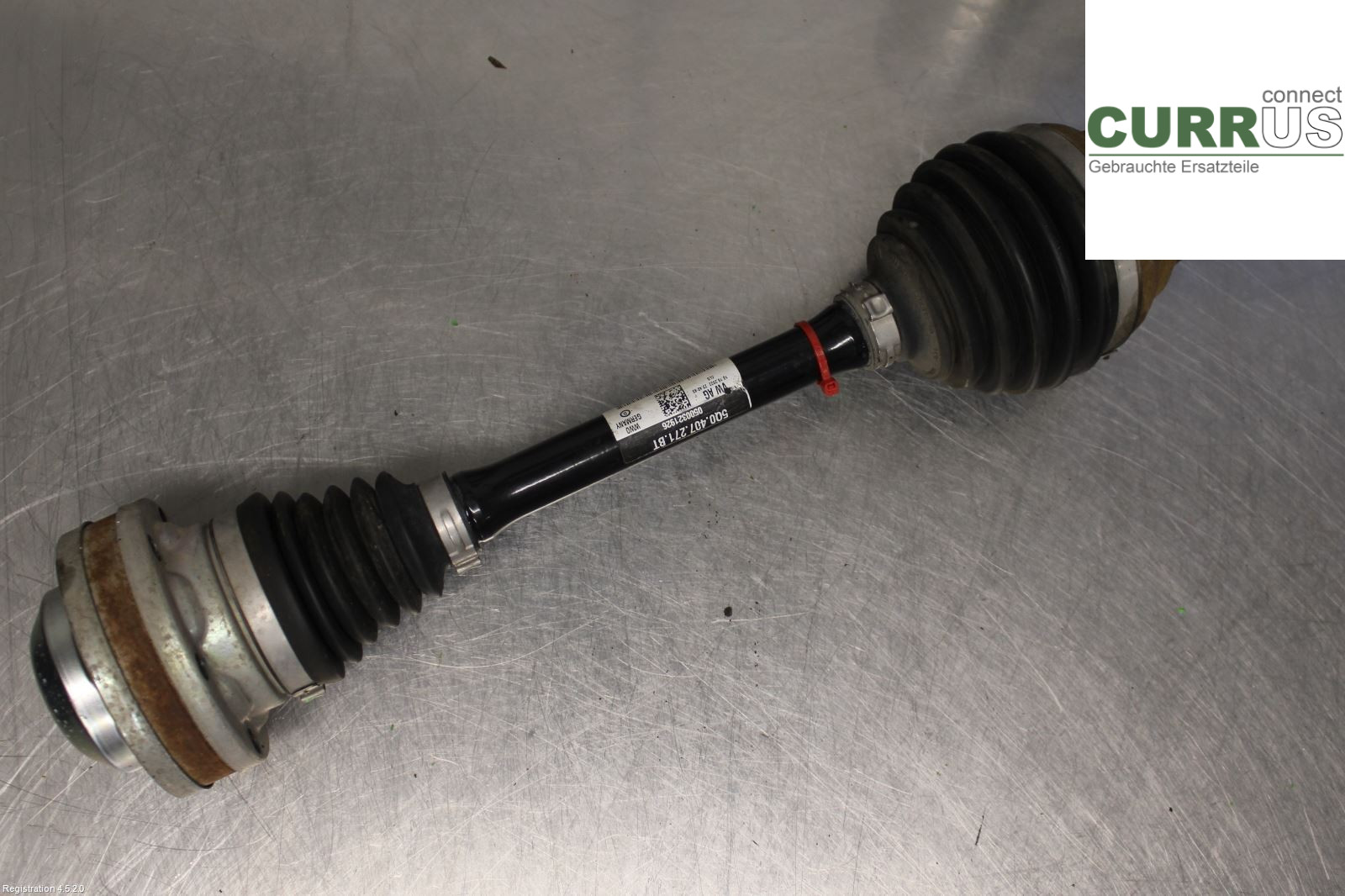 AUDI A3/S3 8Y  21- Front axle assembly (4WD) 5Q0407271BT DFYA