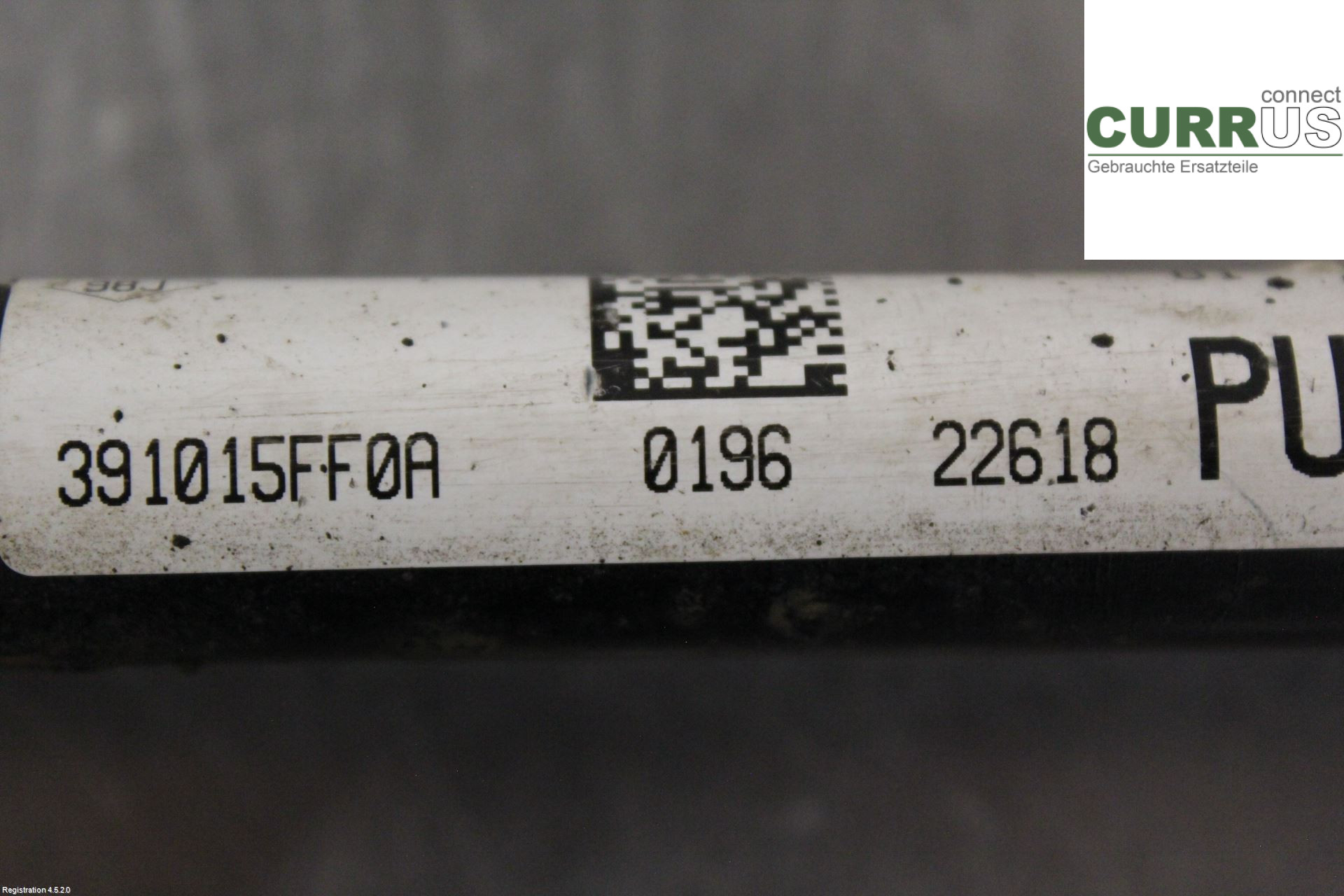 NISSAN MICRA  17- Front axle assembly (4WD) 391015FF0A BR10DE