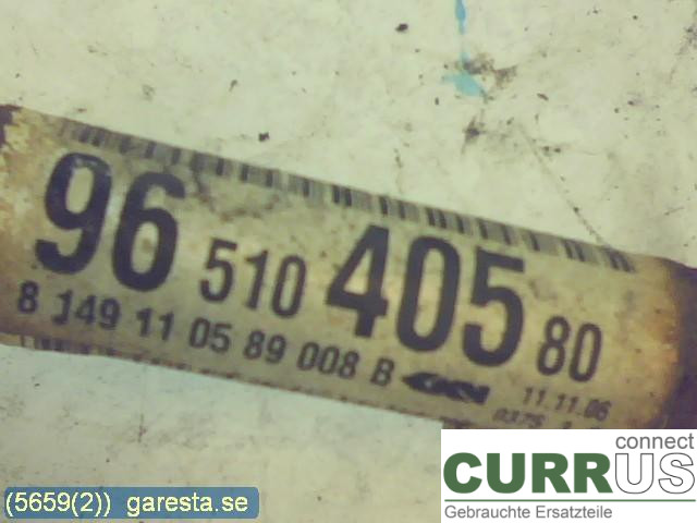 PEUGEOT 207 Essieu avant (4x4) 9651040580 