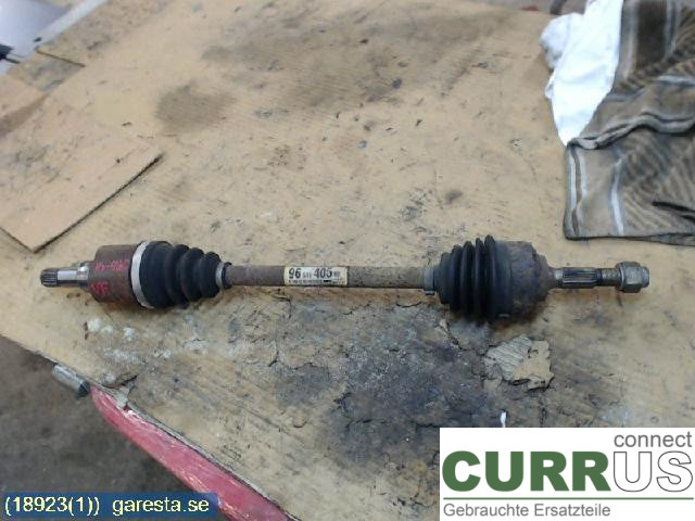 PEUGEOT 207 Przedni most (4x4) 9651040580 1,4 65KW KFU