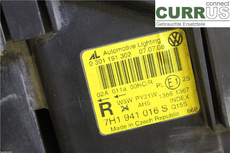 VW TRANSP/CARAVELLE 04-15 Manual gearbox (5-speed) 7H1 941 018 N  BRS