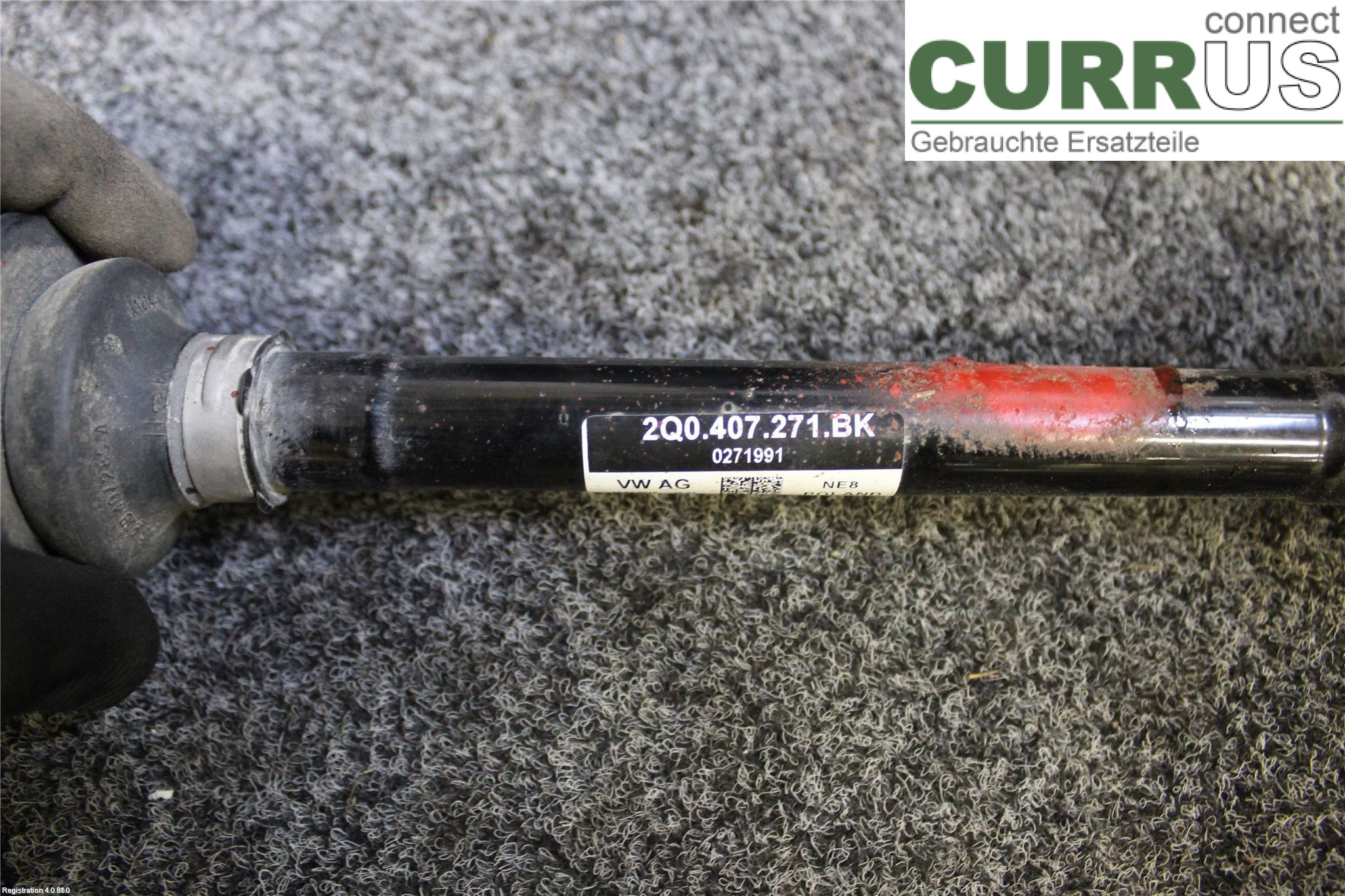 VW POLO VI 18- Front axle assembly (4WD) 2Q0 407 271 BL 