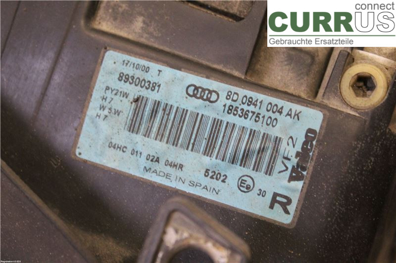 AUDI A4/S4     99B-00 Manual gearbox (5-speed) 8D0941004AK AWT