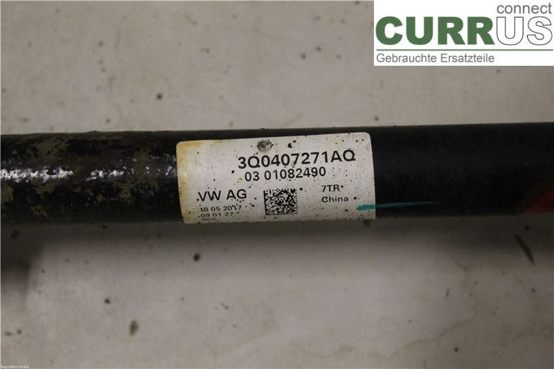 VW TOURAN 16- Essieu avant (4x4) 3Q0 407 761  X CYVB