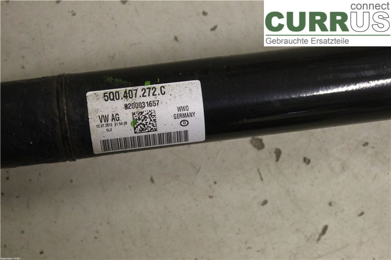 AUDI A3/S3 8V  13-20 Pièces de transmission 5Q0 407 762 DX CXSA