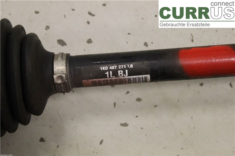 VW GOLF SPORTSVAN 15-20 Front axle assembly (4WD) 1K0 407 763 KX CYVB