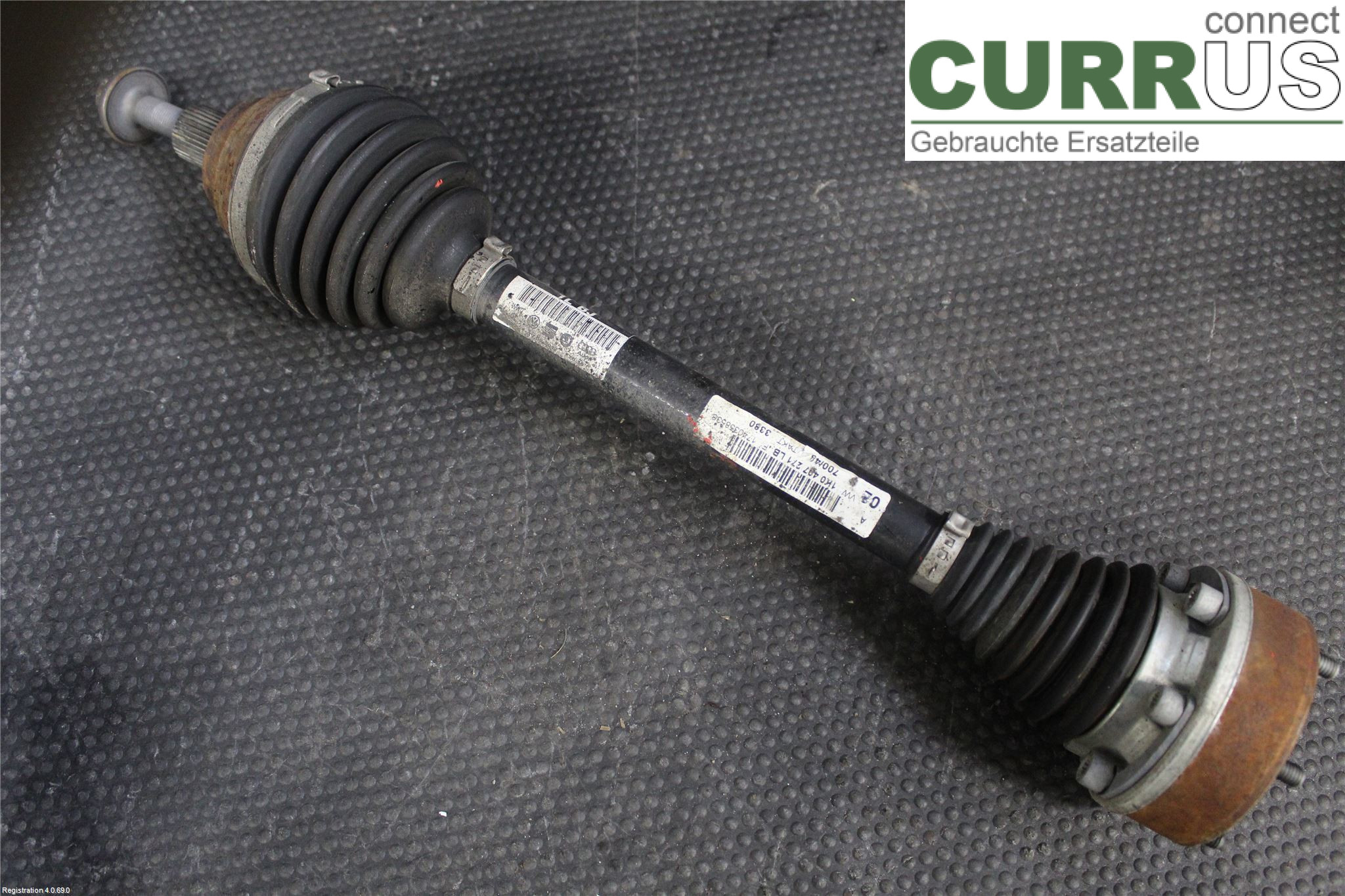 VW GOLF / E-GOLF VII 13-20 Front axle assembly (4WD) 1K0 407 763 KX CZCA