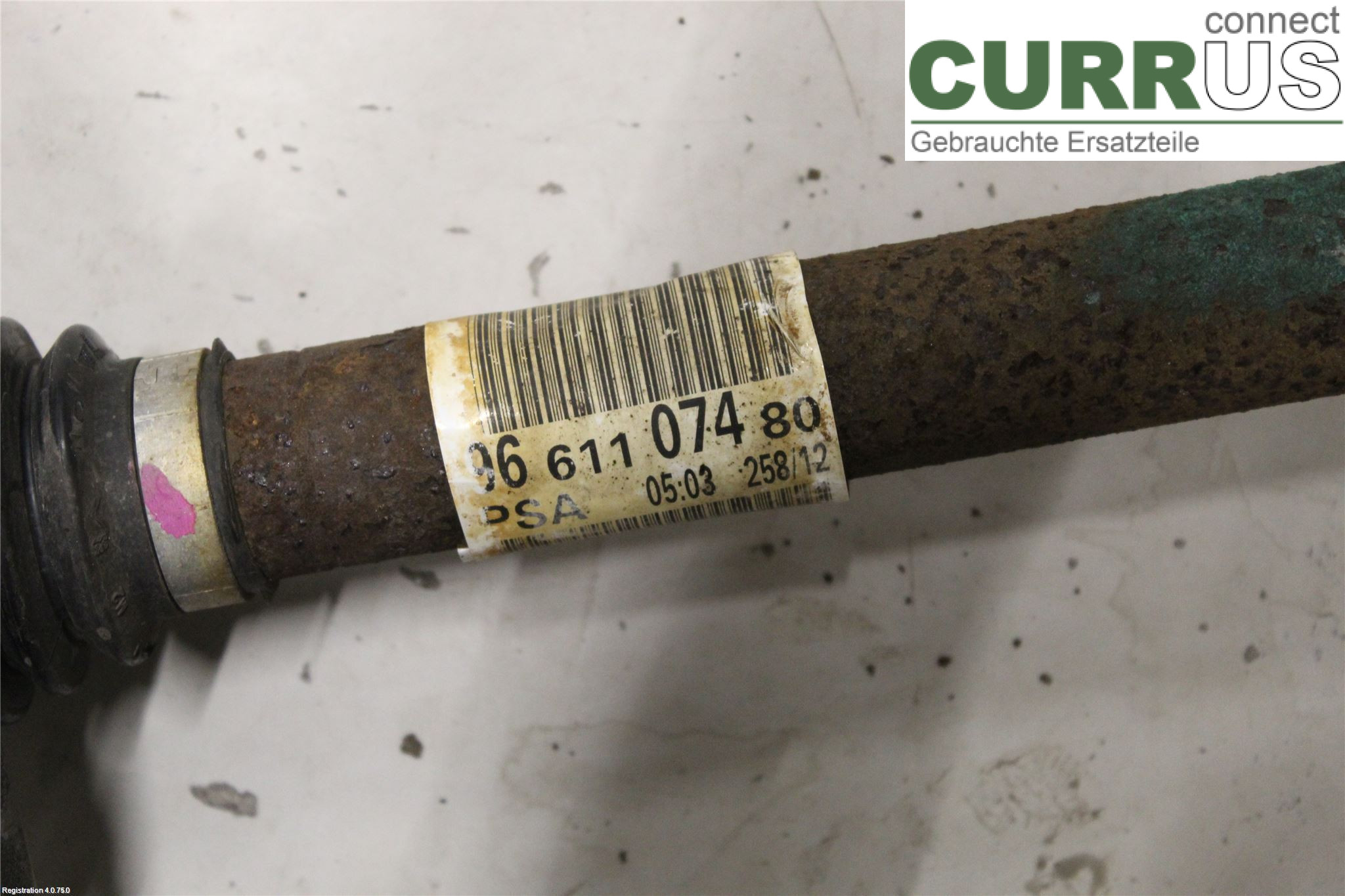PEUGEOT 308 08-13 Transmission parts 3273 QK 9HR