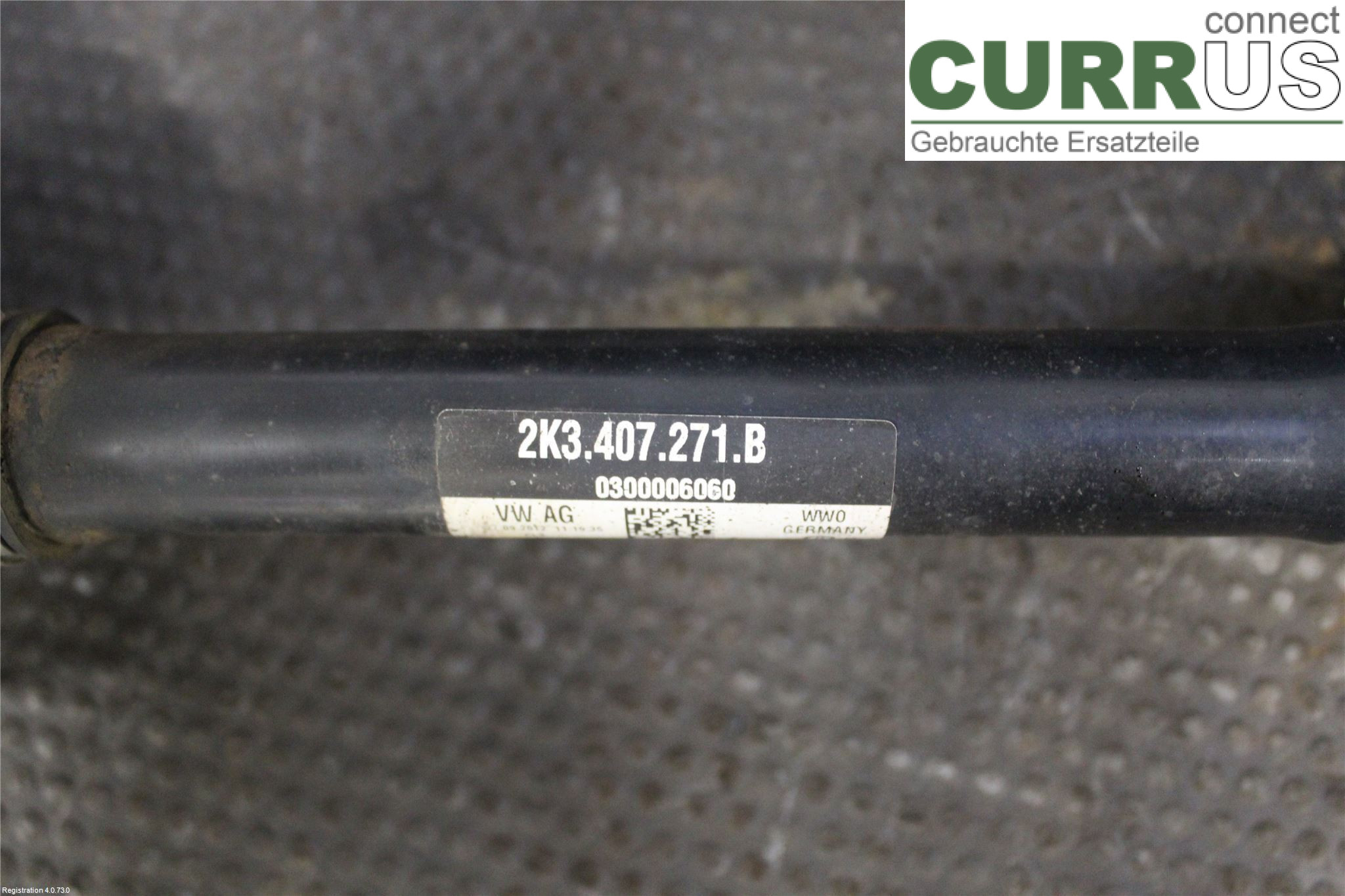 VW CADDY  11-15 Front axle assembly (4WD) 2K3407271BX CAYD