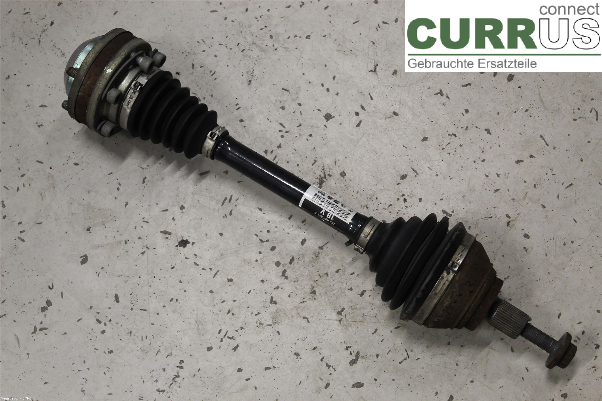 VW CADDY  11-15 Front axle assembly (4WD)   2K3 407 271 BX CAYD