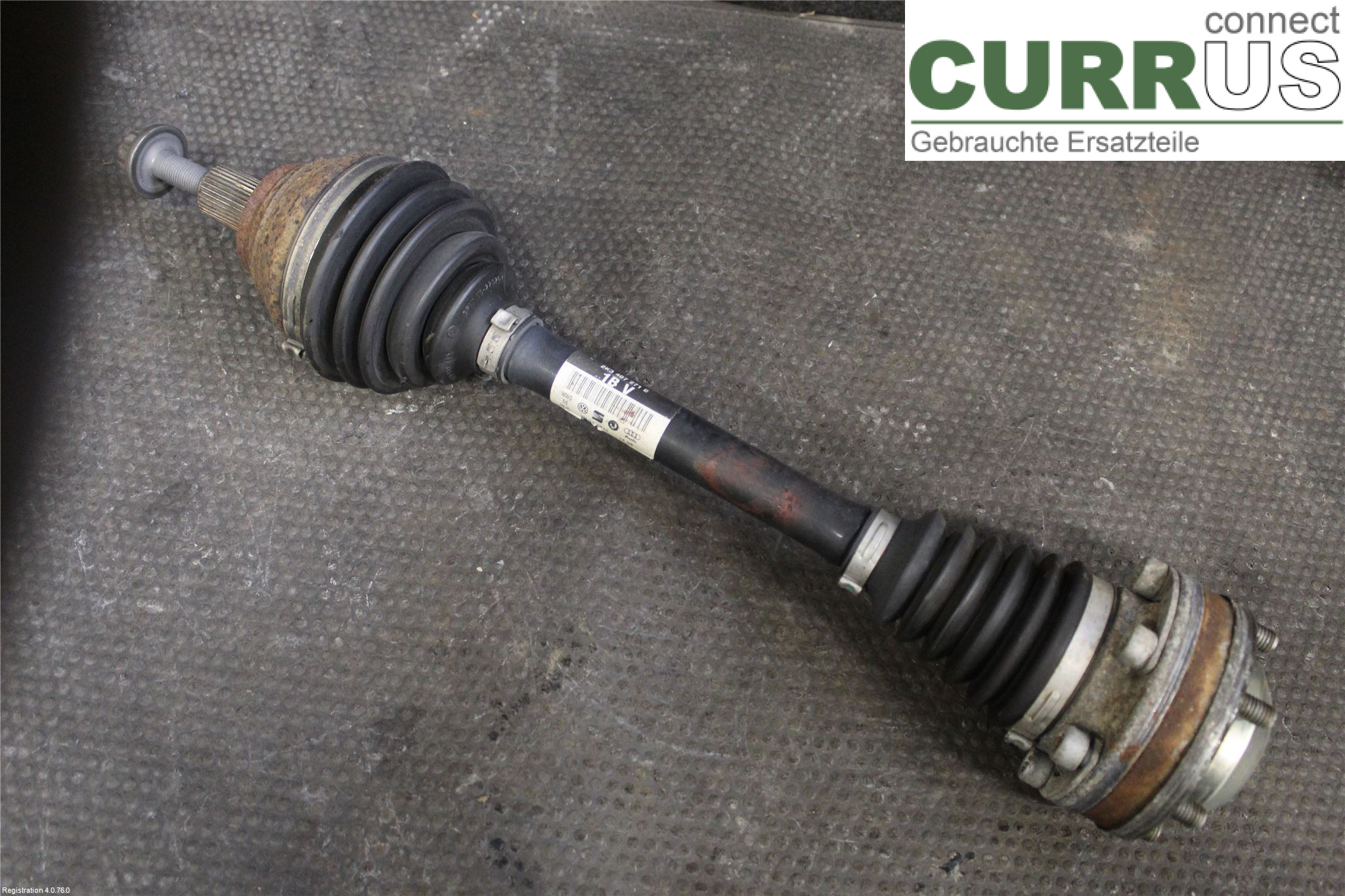 VW CADDY  11-15 Front axle assembly (4WD) 2K3 407 271 BX CAYD