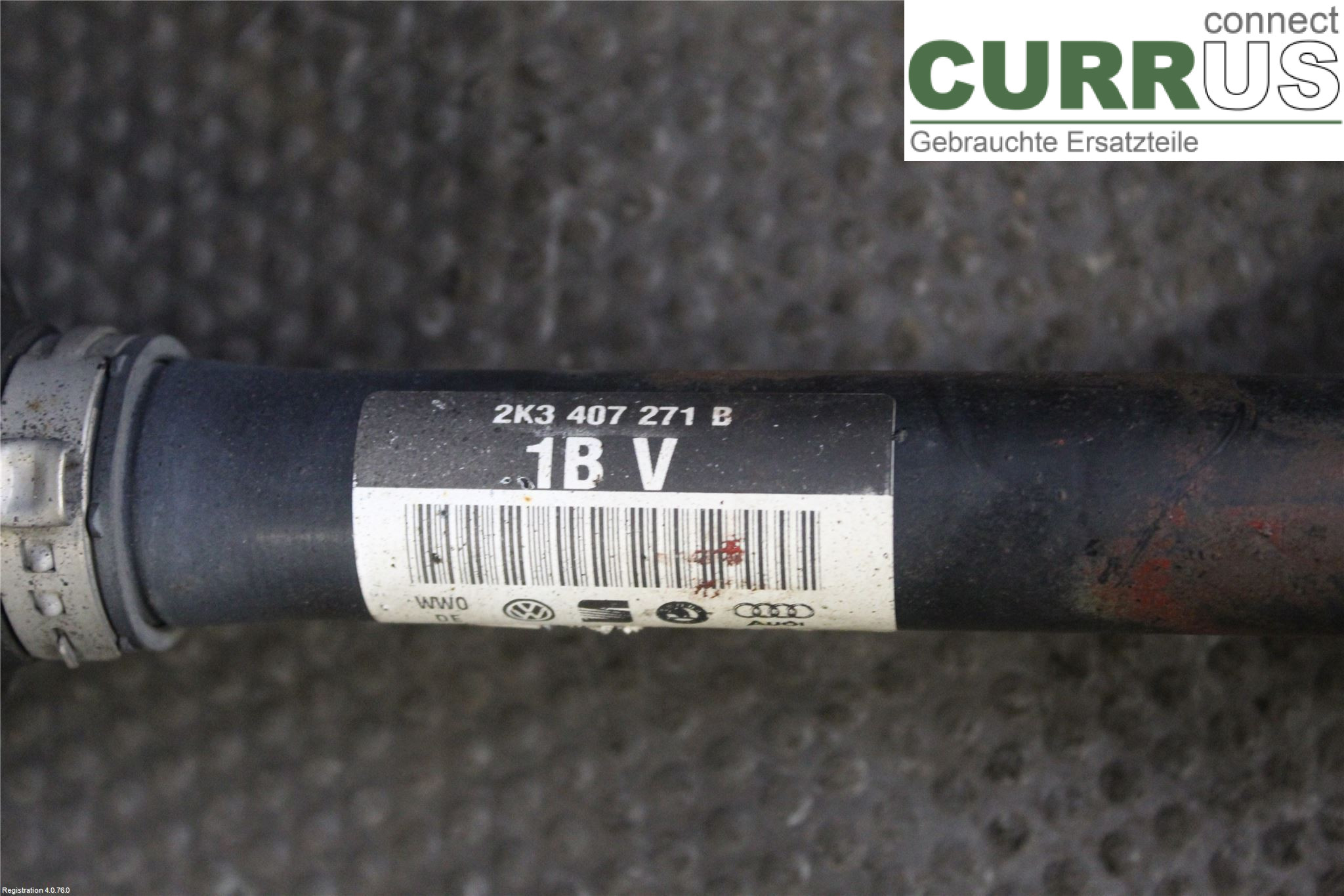 VW CADDY  11-15 Front axle assembly (4WD) 2K3 407 271 BX CAYD