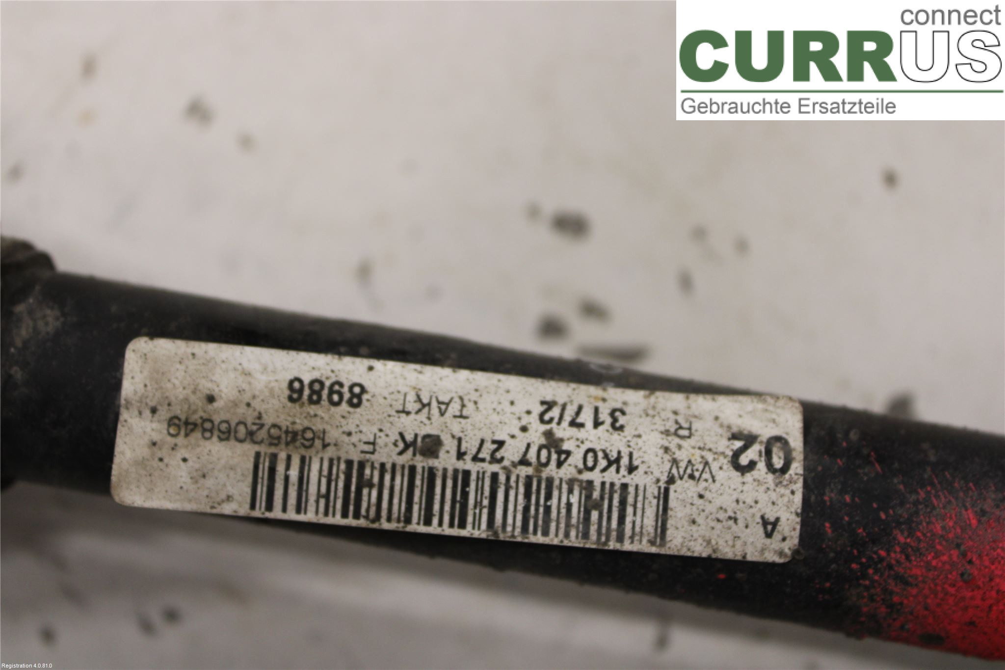 VW GOLF / E-GOLF VII 13-20 Front axle assembly (4WD) 1K0 407 451 GX CYVB