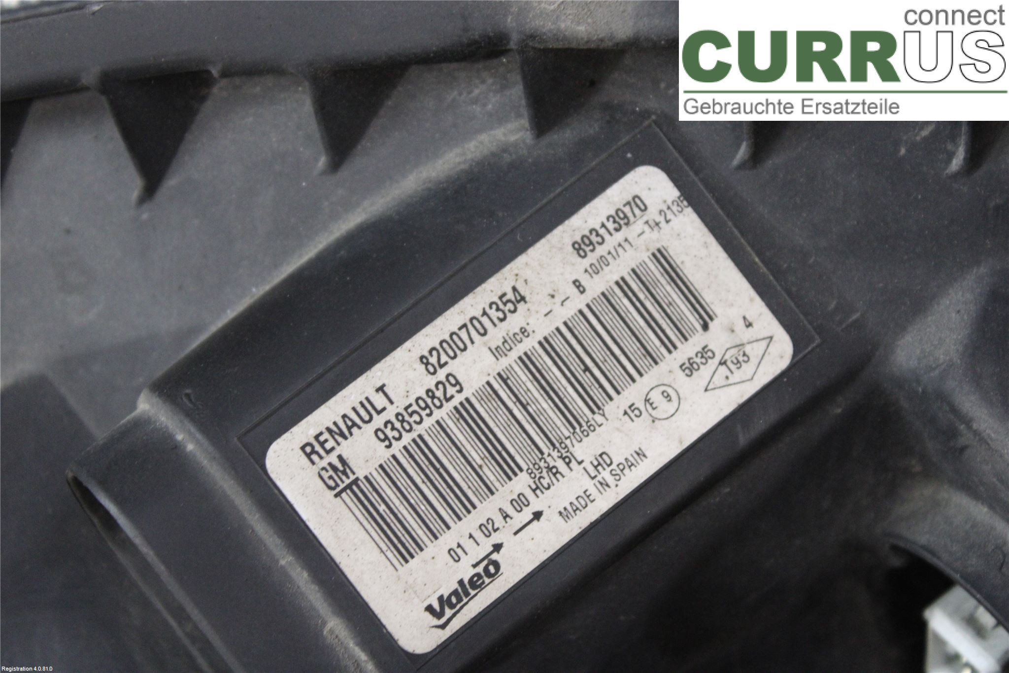 OPEL VIVARO 01-14 Manuel gearkasse 4-trins 93859829 M9R-692