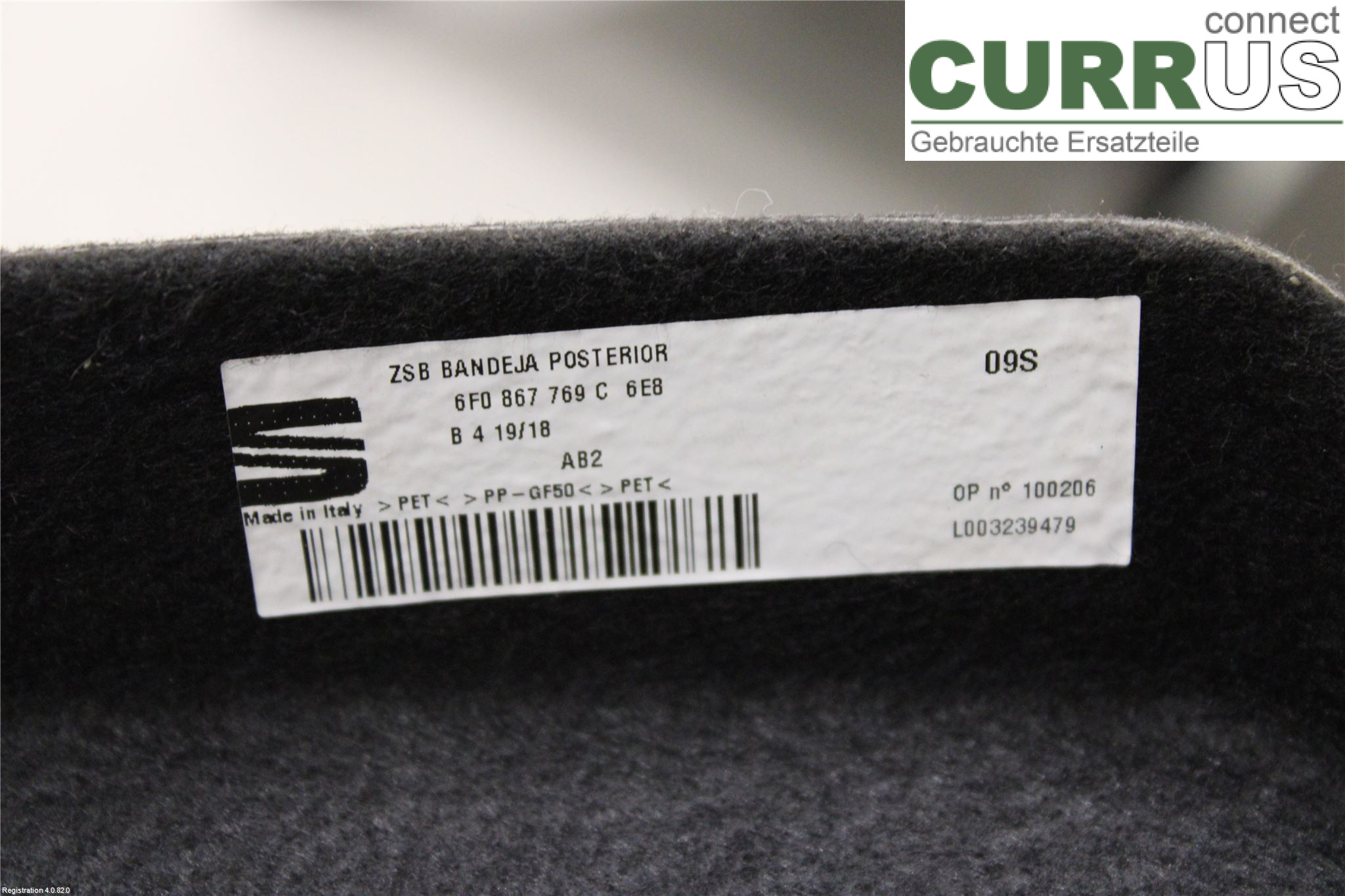 SEAT IBIZA V  17-20 Indløbsrør 6F0 867 769 D  6E8 CHYB