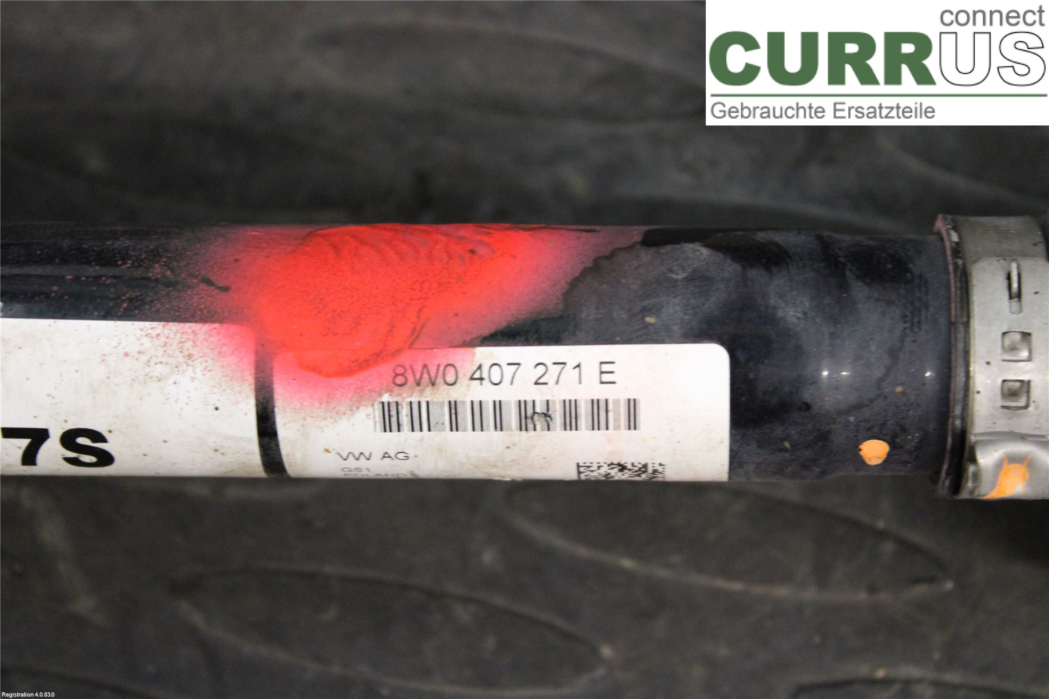 AUDI A5  17- Front axle assembly (4WD)   8W0 407 271 E  DKNA