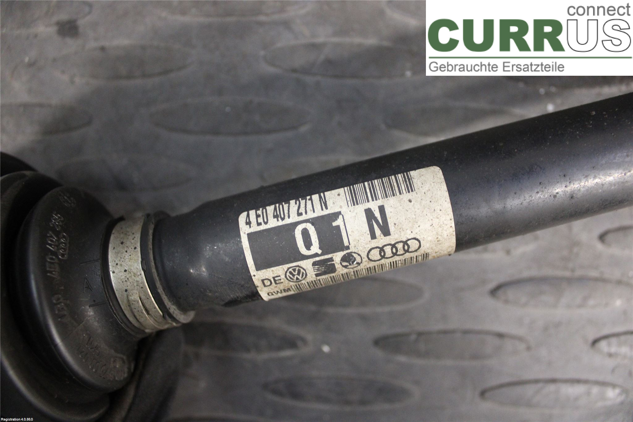 AUDI A8/S8 4E  02-09 Forakselsamling - 4WD 4E0 407 271 N  BFM