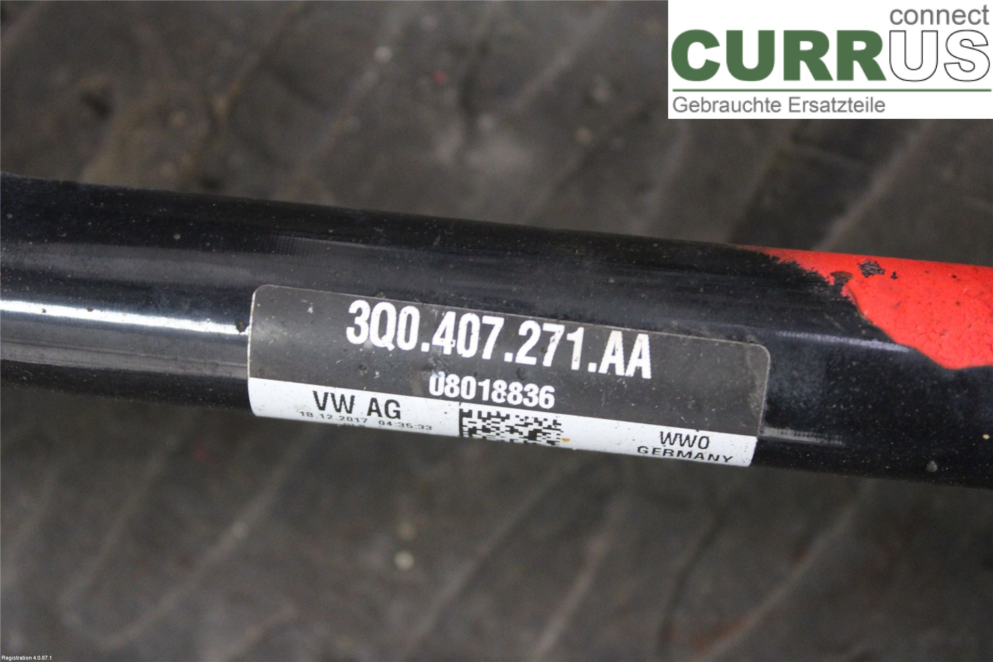 VW PASSAT  15-19 Przedni most (4x4) 3Q0407271AA CZEA