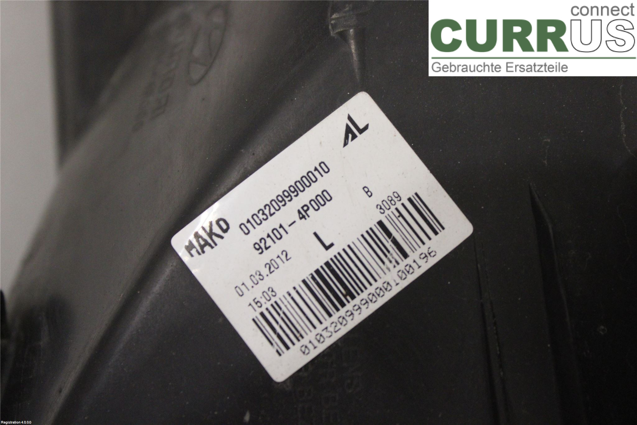 HYUNDAI i20   09-14 Manuel gearkasse 4-trins 92101 4P000	 G4LA