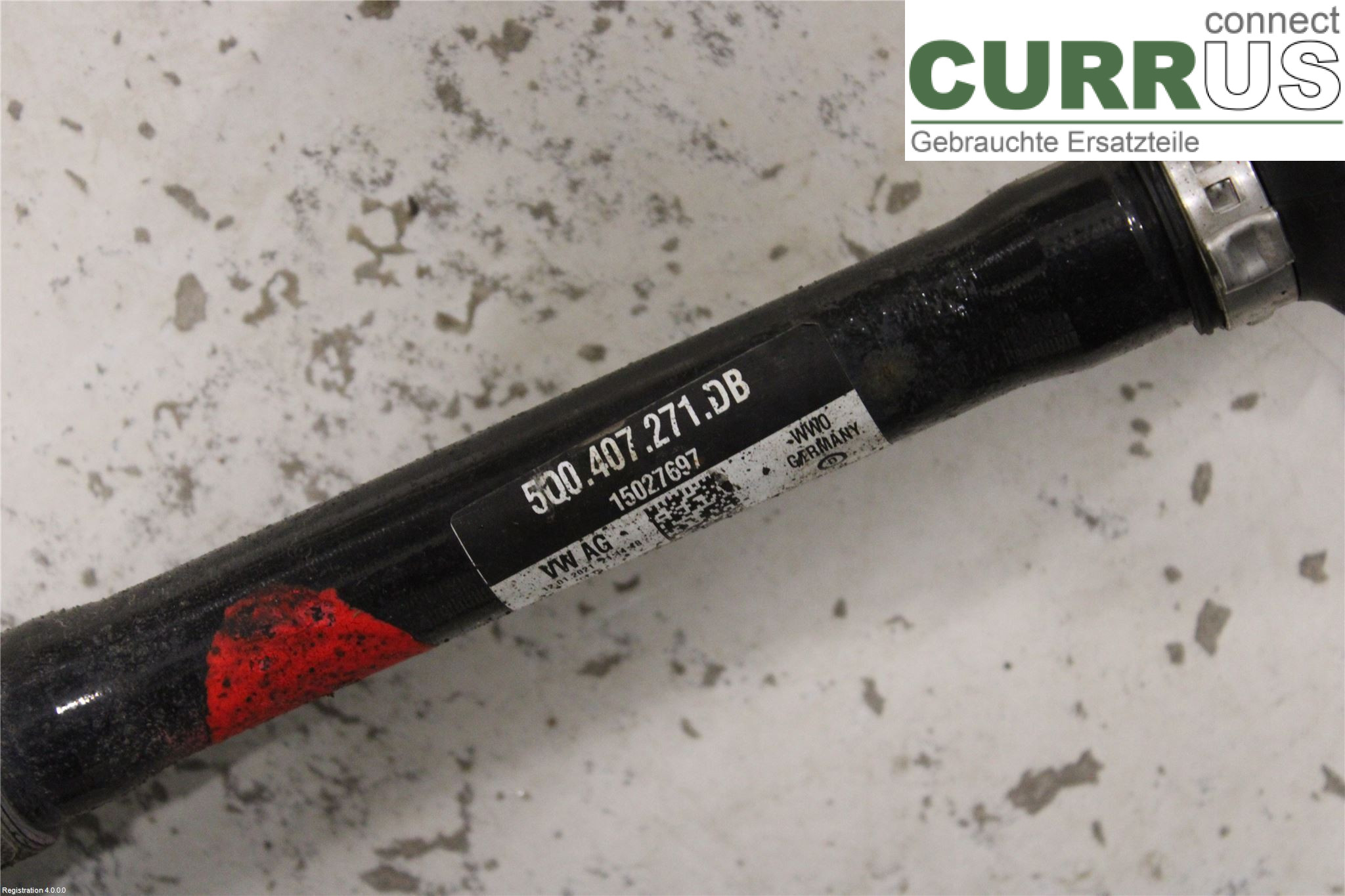 VW T-ROC  18- Front axle assembly (4WD) 5Q0 407 271 DB DLAA