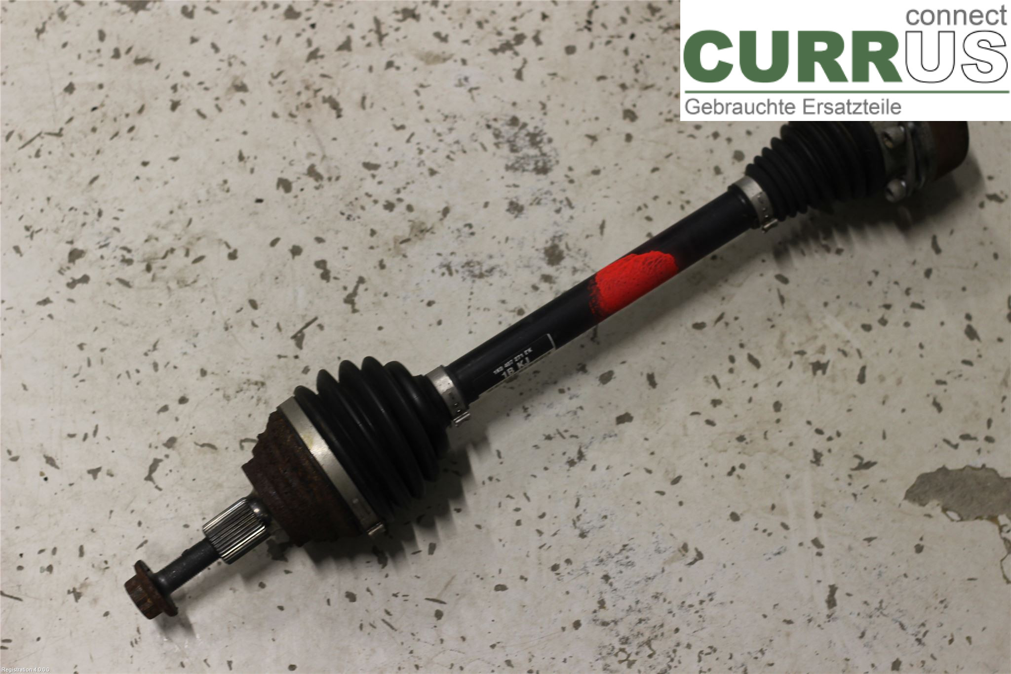 VW GOLF SPORTSVAN 15-20 Front axle assembly (4WD) 1K0 407 271 BK CYVB