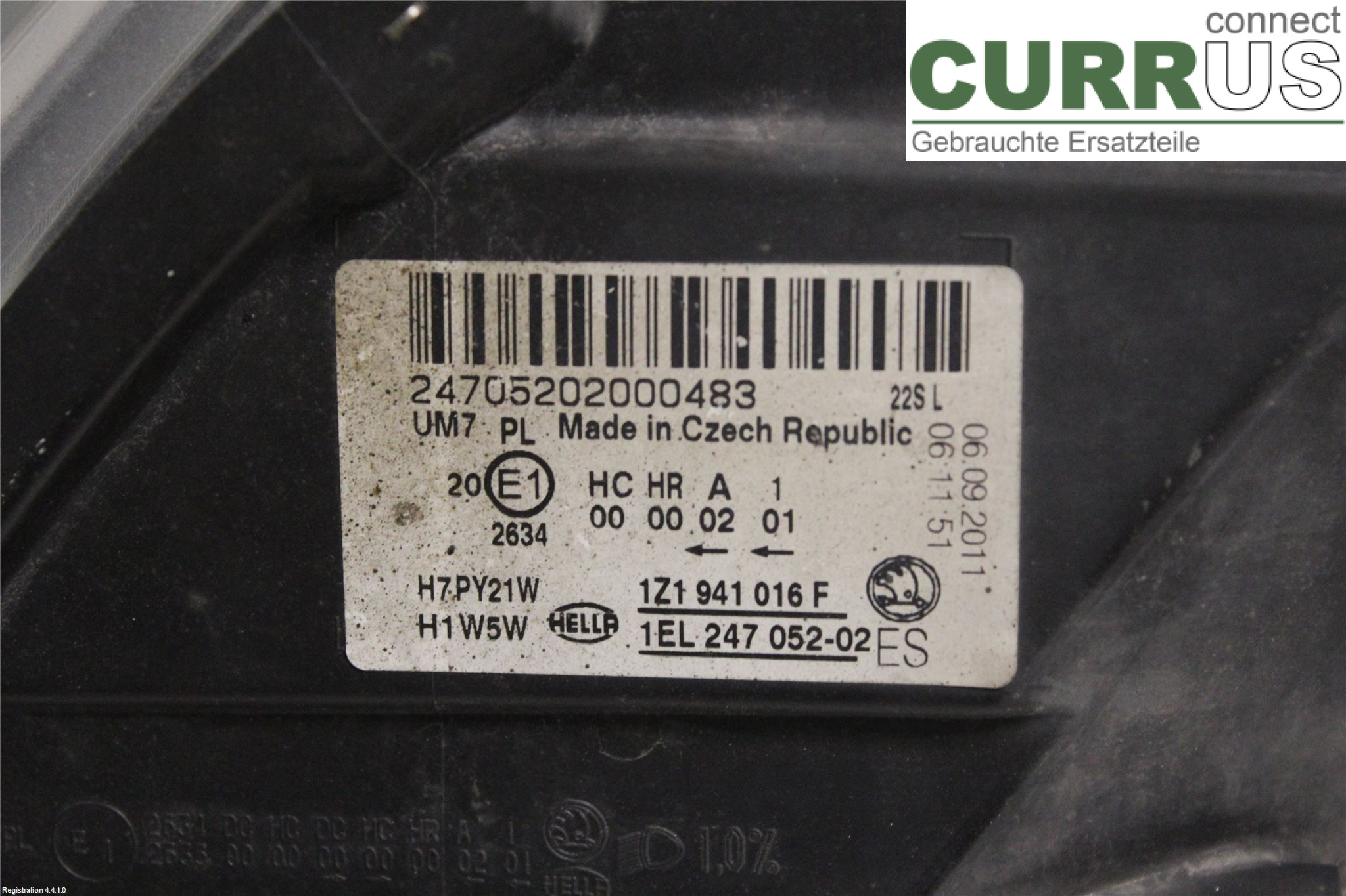 SKODA OCTAVIA    05-13 Manual gearbox (5-speed) 1Z1 941 018 S CAYC