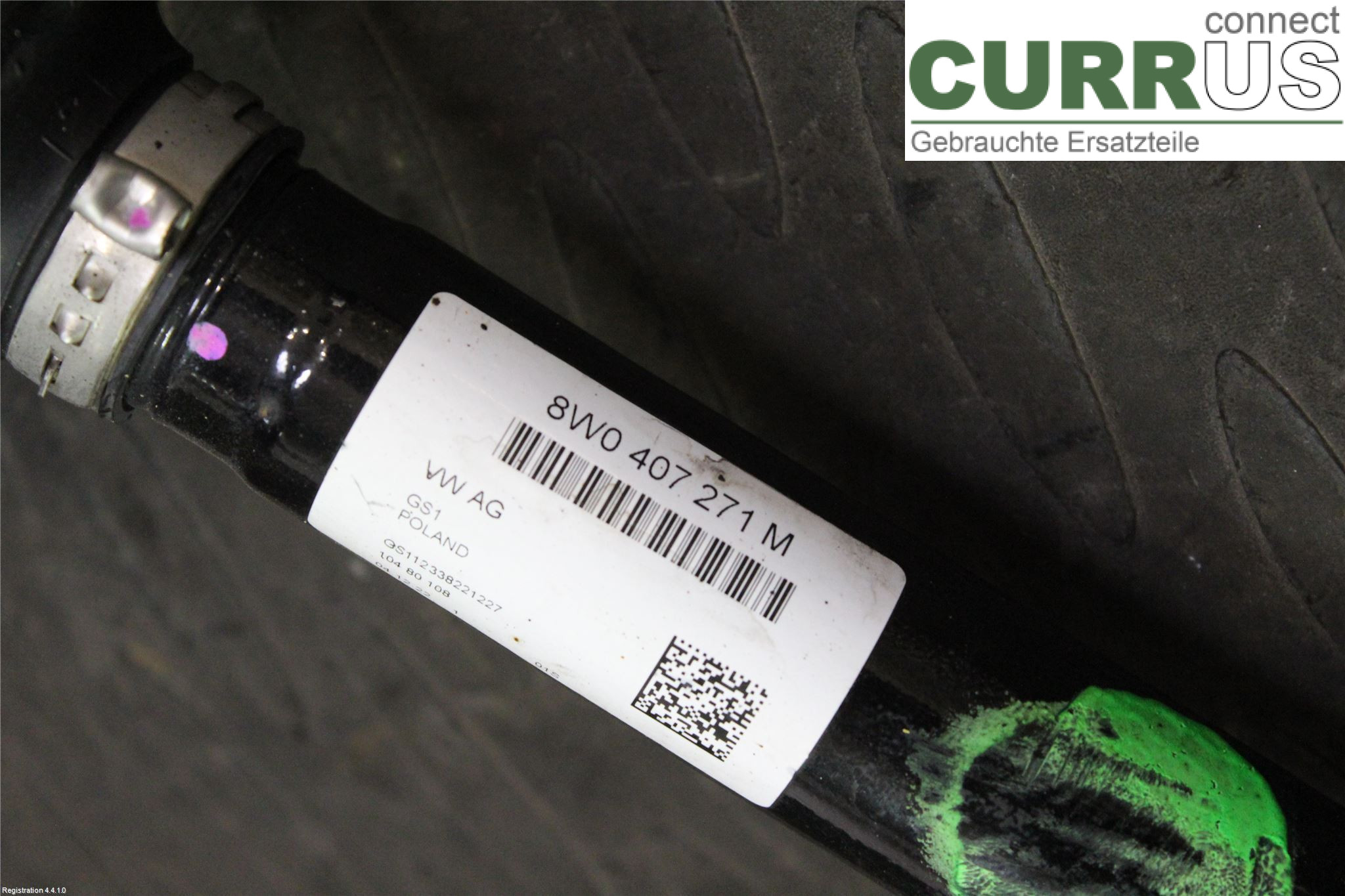 AUDI A4/S4 B9 20- Transmission parts 8W0407271M DMSA