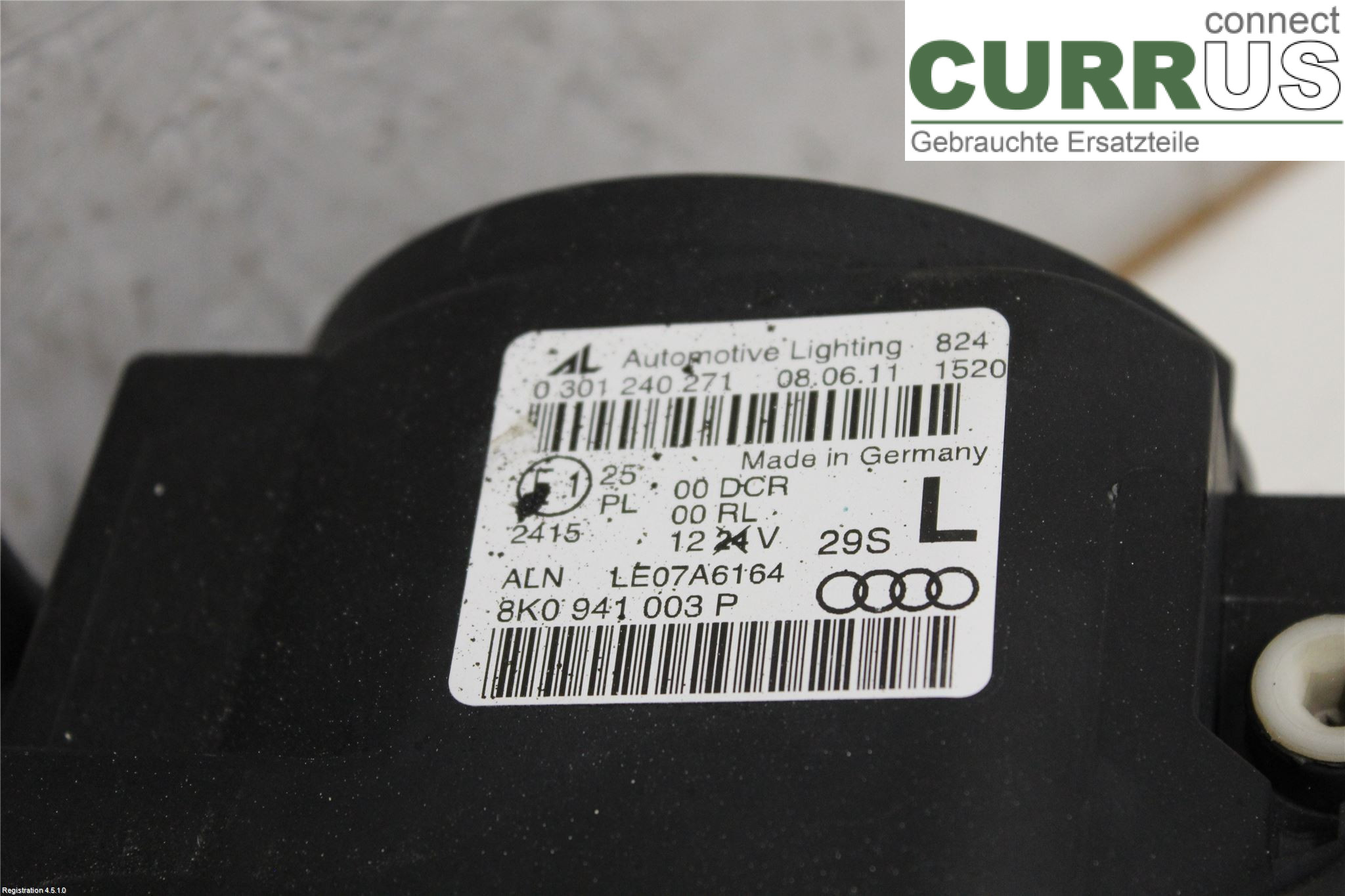 AUDI A4/S4  08-11 Manual gearbox (4-speed) 8K0941029AQ CAHA