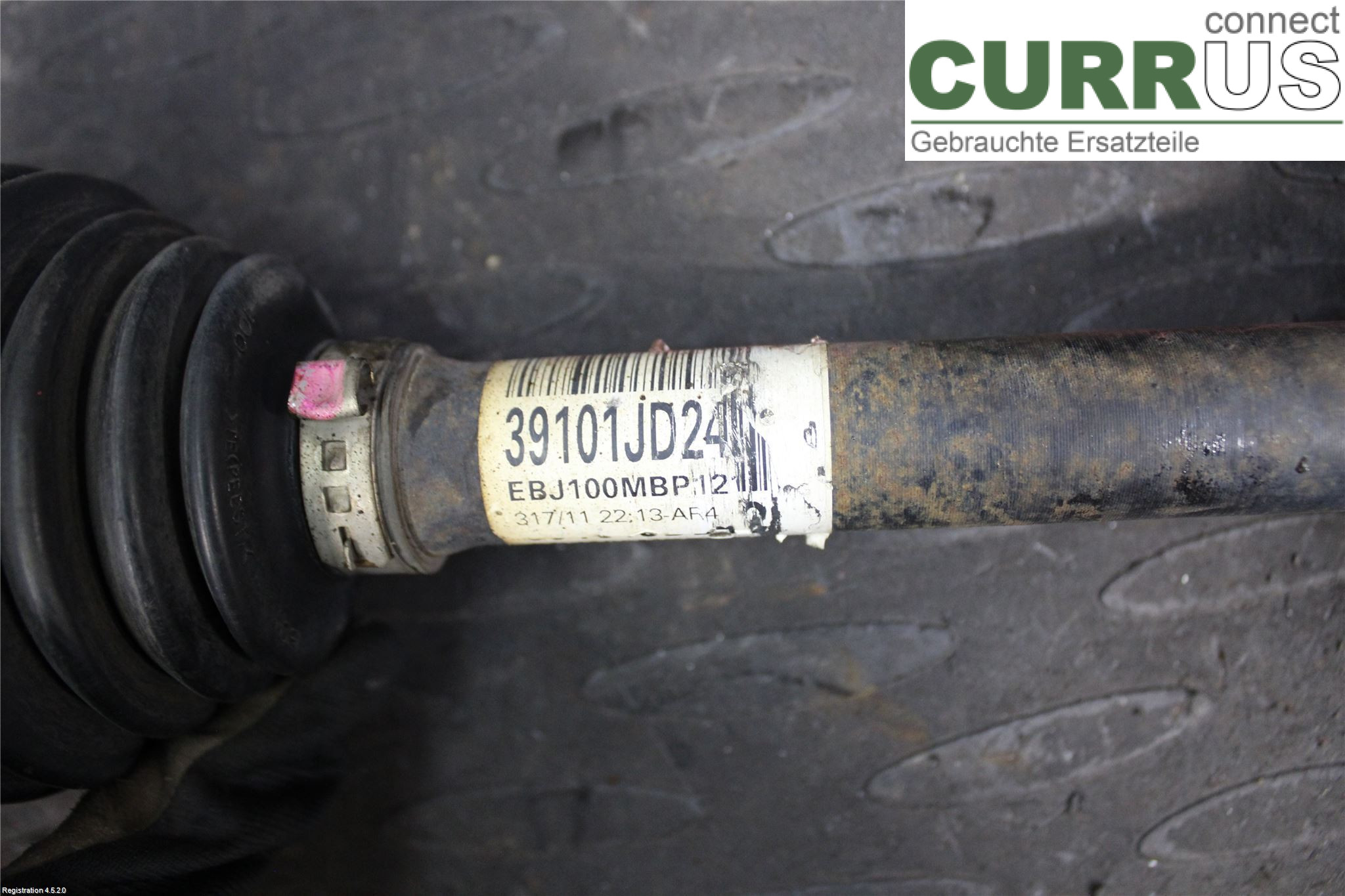 NISSAN QASHQAI+2  10-14 Essieu avant (4x4) 39101JG34C MR20DE