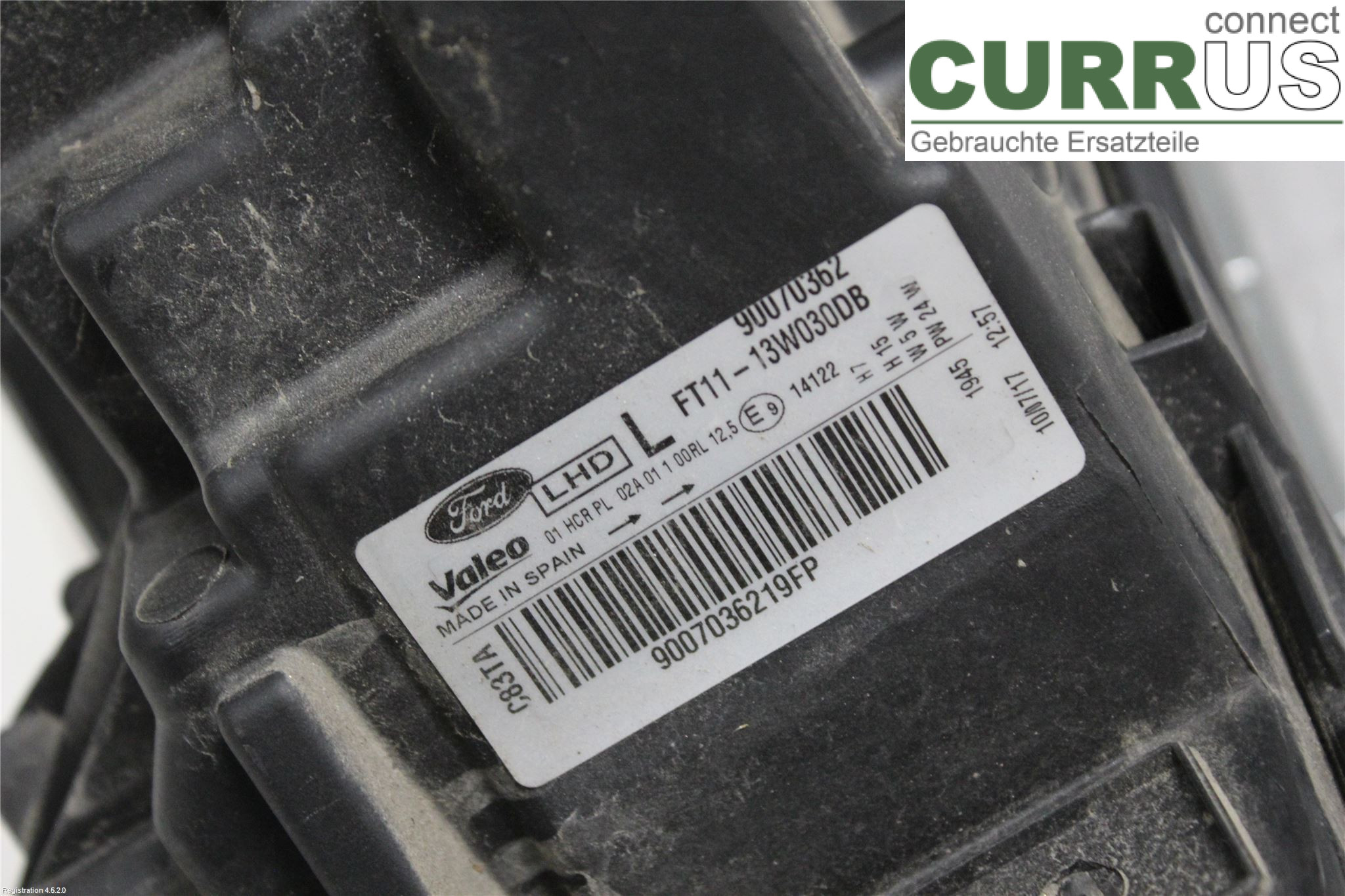 FORD TRAN./TOURN CONNECT 13- Manual gearbox (4-speed) 1912547 XWGB