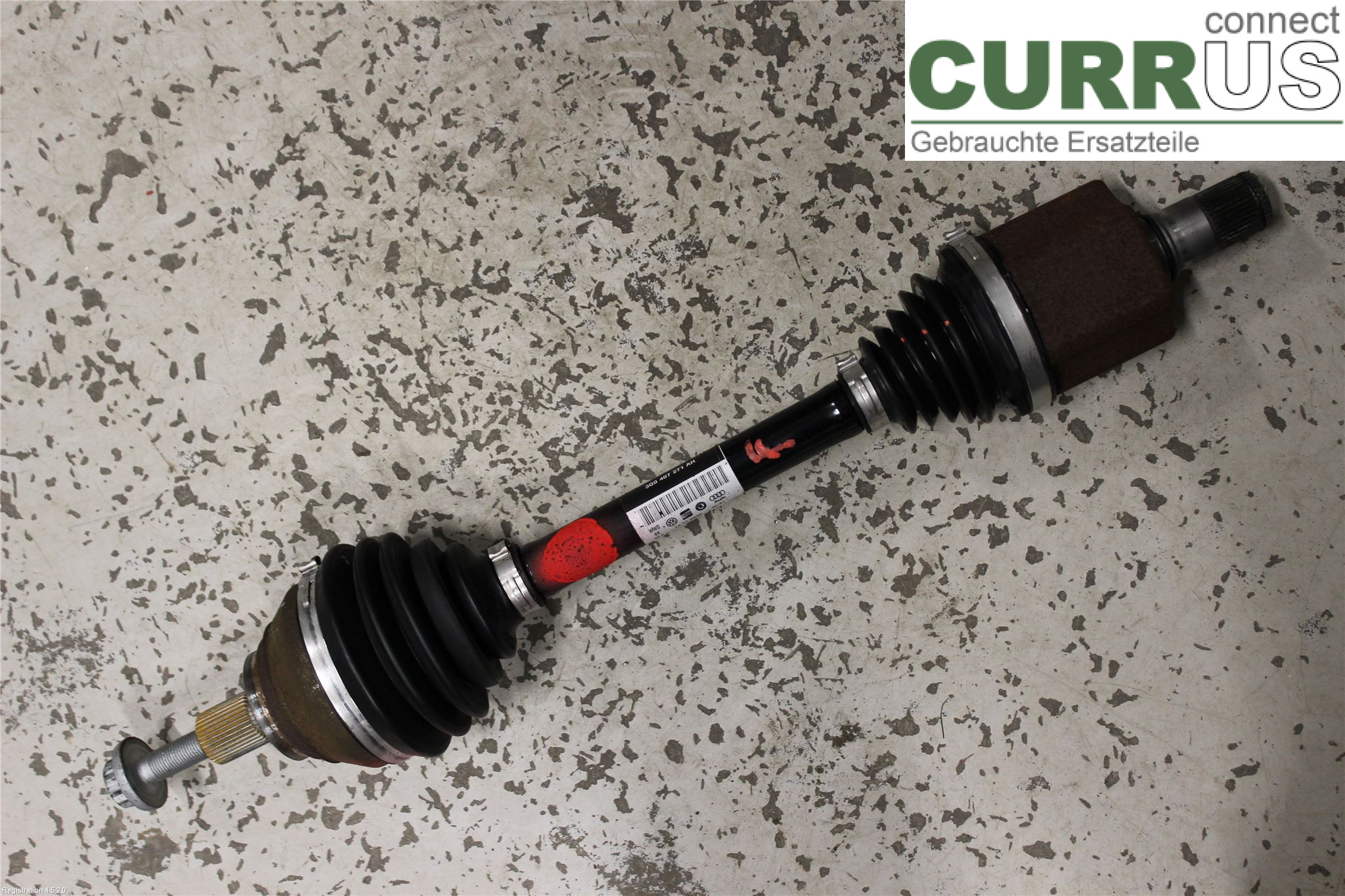 VW PASSAT  15-19 Front axle assembly (4WD) 3Q0407271CD DFHA