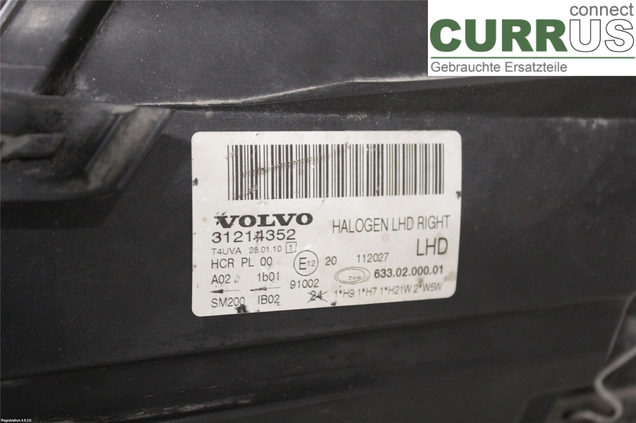 VOLVO V70      08-13 Manual gearbox (5-speed) 31214352 B5254T8
