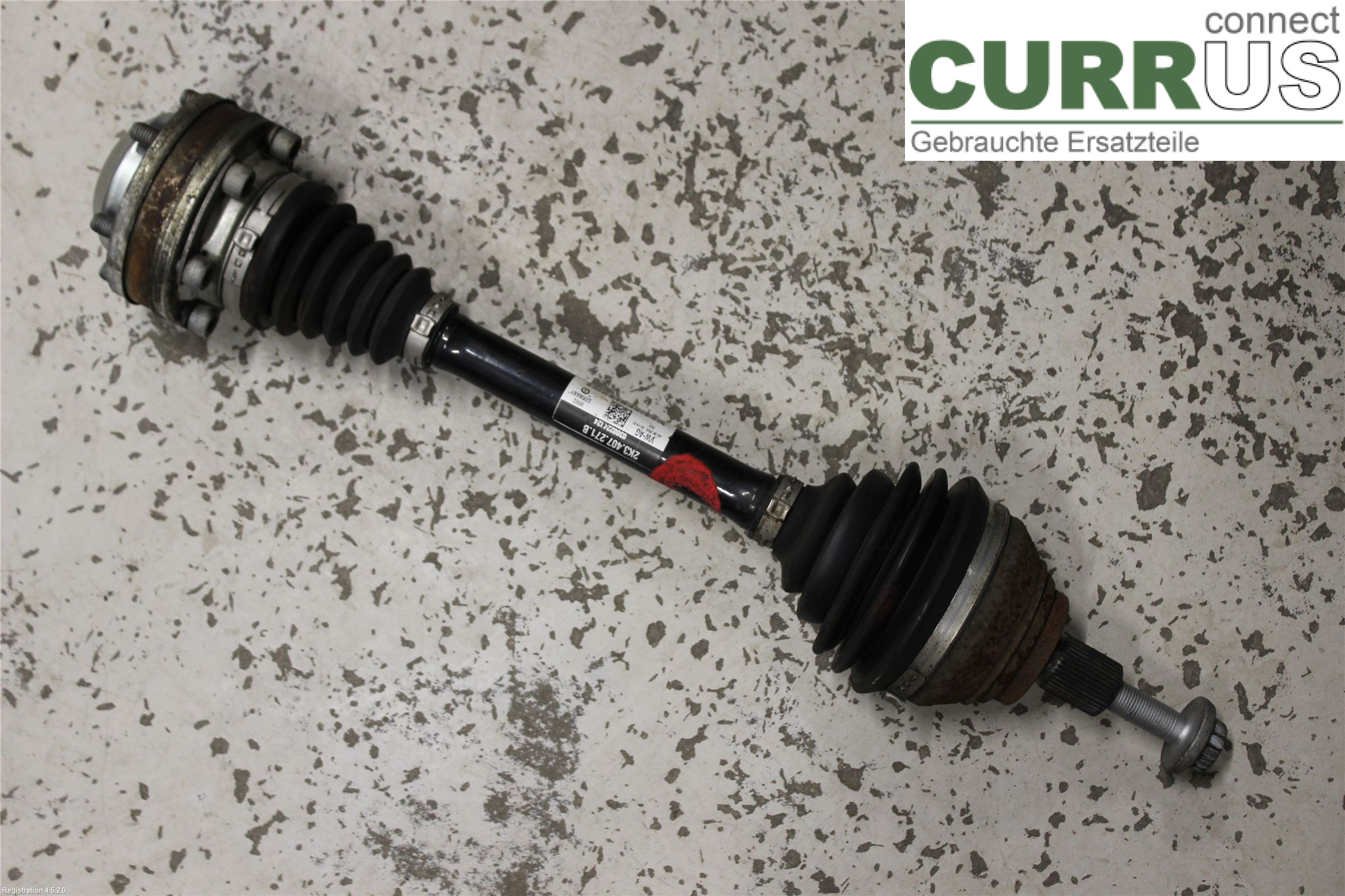 VW CADDY  16-20 Front axle assembly (4WD) 2K3407271B CPWA